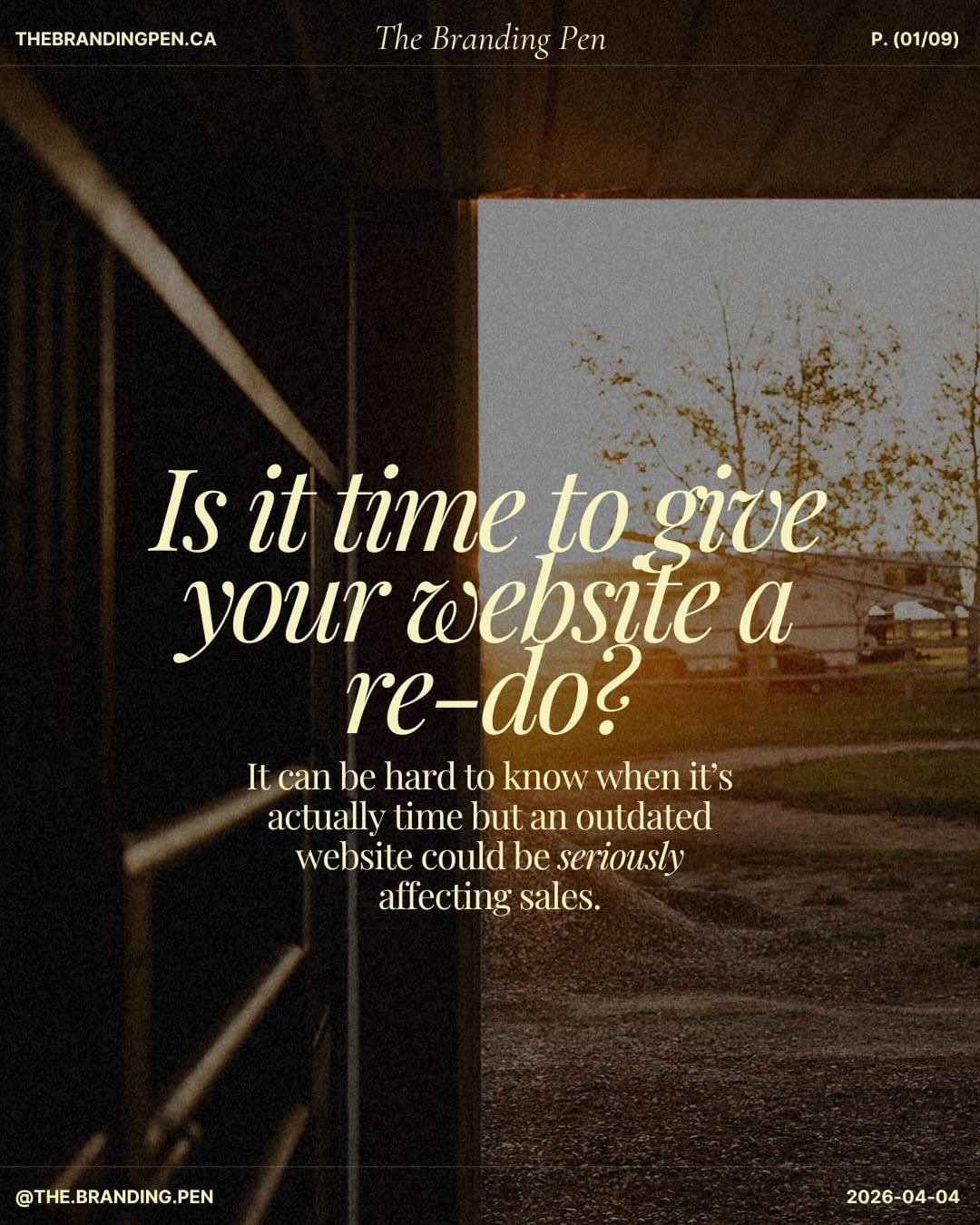 Is it time to refresh your website? 💻
It can be hard to know when it’s actually time—especially when your current site “works”… technically.
But your website shouldn’t just exist. It should guide people, build trust, and convert.
Your website should be your hardest working employee.
Always on.
Always available.
Always working for the sale.
Always assisting your customer.
If it isn’t doing all of those things and working longer hours than you are, then it simply isn’t doing its full job.
Here are a few signs you might be ready:
1️⃣ You’re getting traffic, but not inquiries or sales
People are clicking… but not taking action. That usually means your site isn’t clearly guiding them on what to do next.
2️⃣ You know your business has grown—but your website hasn’t caught up
Your offers, quality, and experience have leveled up… but your online presence still feels like an old version of you.
3️⃣ You want a professional, strategic online presence—without it feeling overwhelming or confusing
You’re ready for something that actually works for your business, not something you avoid sending people to.
4️⃣ You’re tired of piecing things together and hoping it works. You want a clear, intentional site built with strategy, not guesswork.
If you’re nodding along to any of these… it’s probably time.
Your website is often the first impression of your business—and when it’s done right, it builds confidence, communicates your value, and helps people take that next step.
If you’re ready for a website that feels aligned, clear, and built to convert—I’d love to work with you.
Send me a DM with “WEBSITE” and we’ll chat through what this could look like for you.