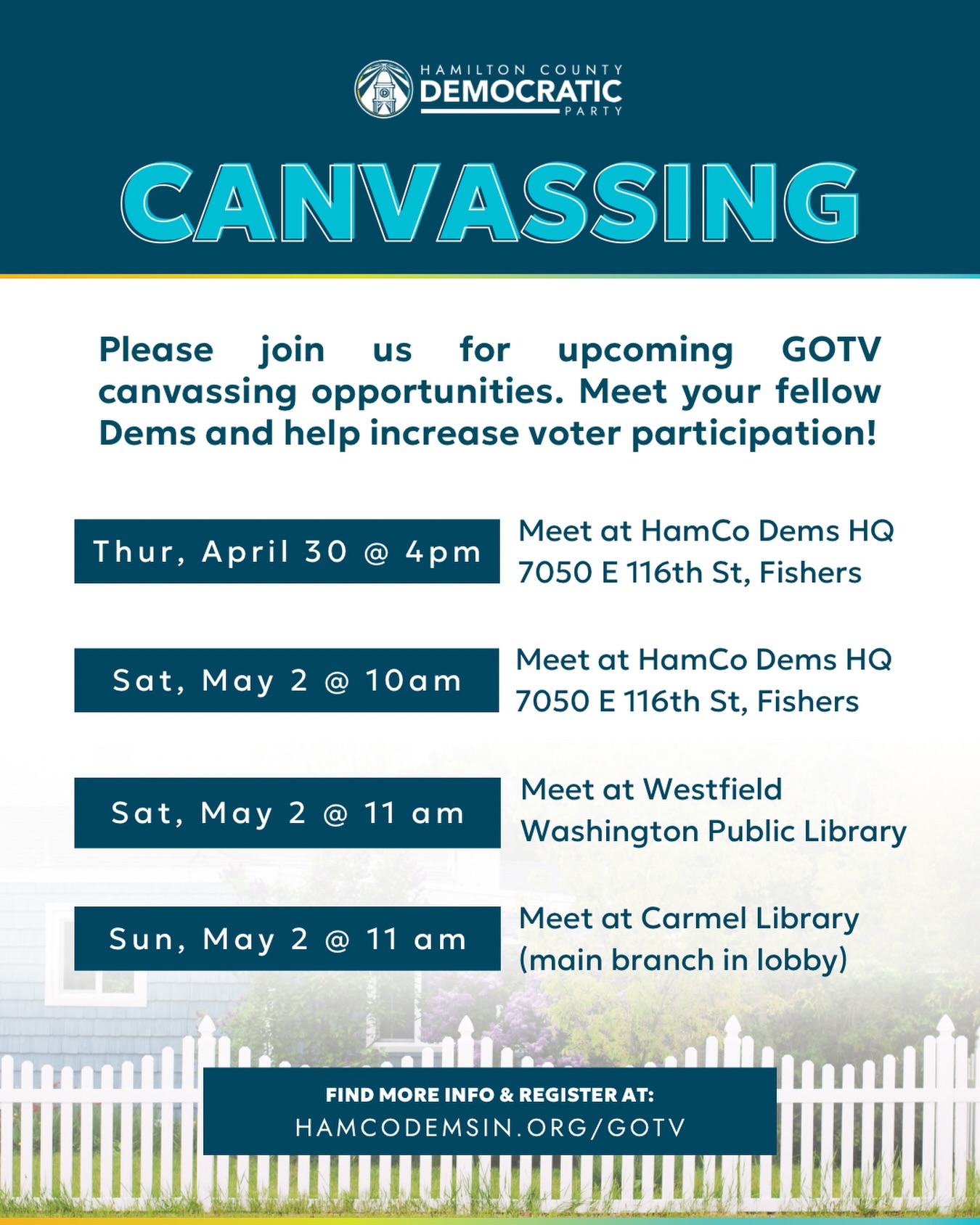 We are 73% of the way to our goal of contacting 30k voters before the primary! Come help us bring it home. Wear comfy shoes. No experience needed!