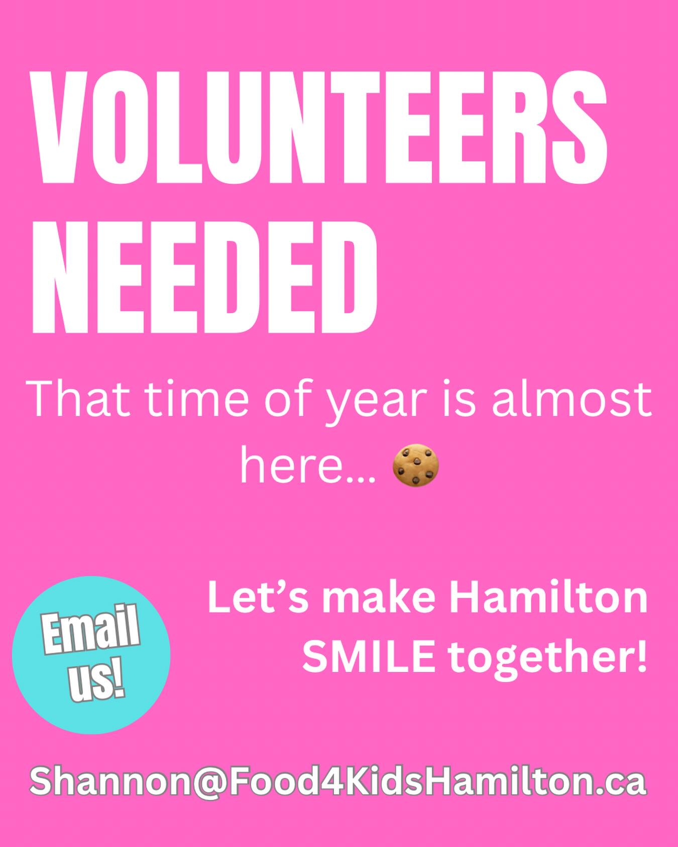 Our favourite feel-good time of year is almost here and we’re looking for volunteers to join us for a couple hours of fun, connection, and giving back.
📧 Shannon@food4kidshamilton.ca
Please share this post 🩷
#volunteerwithus #localfundraiser #hamiltonontario #cookiedecorator