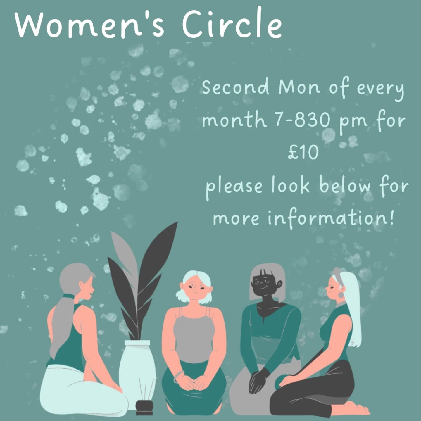 Hi I'd love you see you on the 13th April for the next women's circle. Time to connect with other women, listen and be listened too💚 if you'd like to book DM me or email seapebblesdoula@gmail.com
#womenscircle #womensharing #gloucestershiredoula #thornburygloucestershire #doula