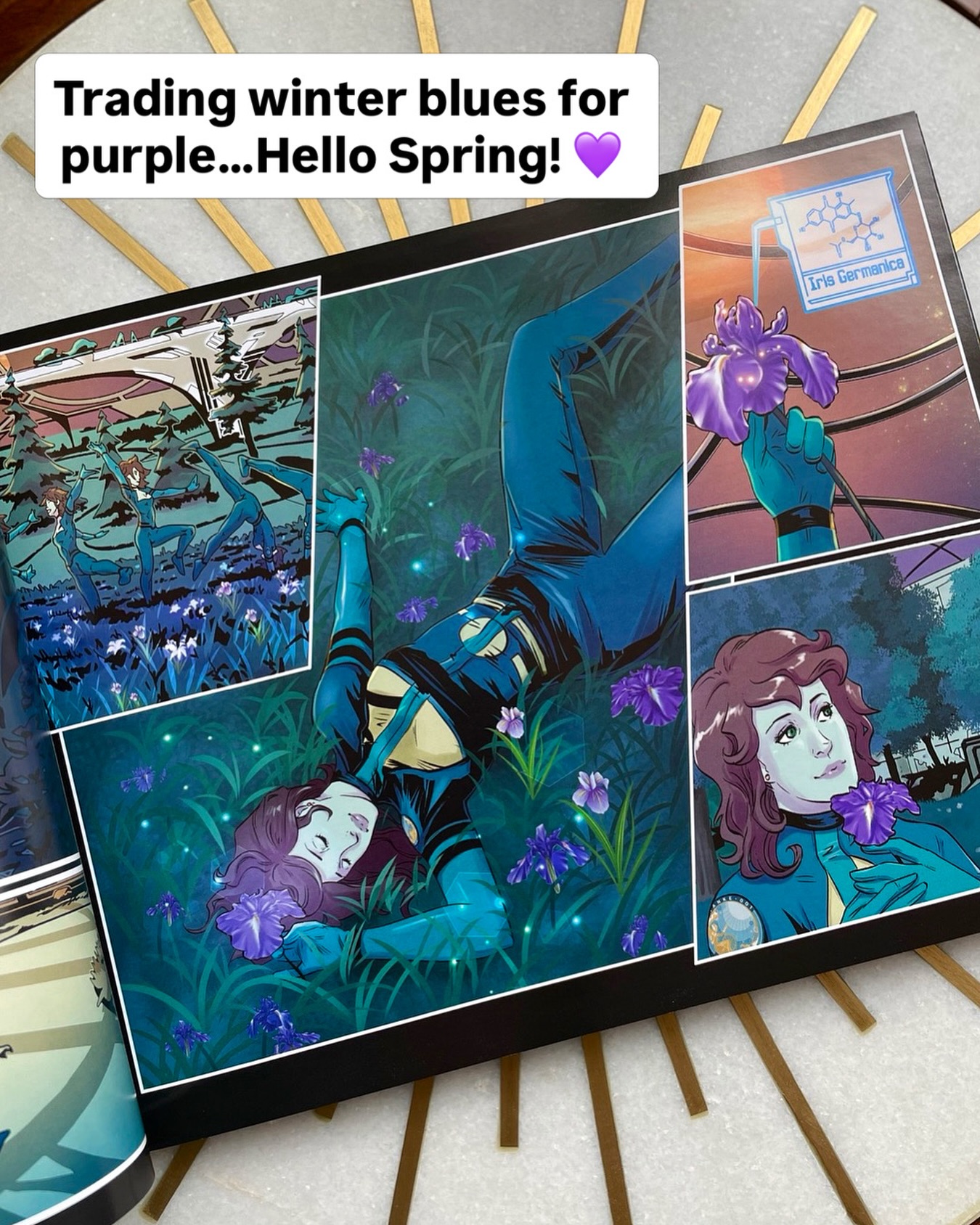 Spring is here! And even in ANANKE, we still take time to smell the rosesā¦well, in this case, irises.š
Artwork by the talented Yishan Li @superliyishan
#spring #art #comic #author #books
š anankecomic.com