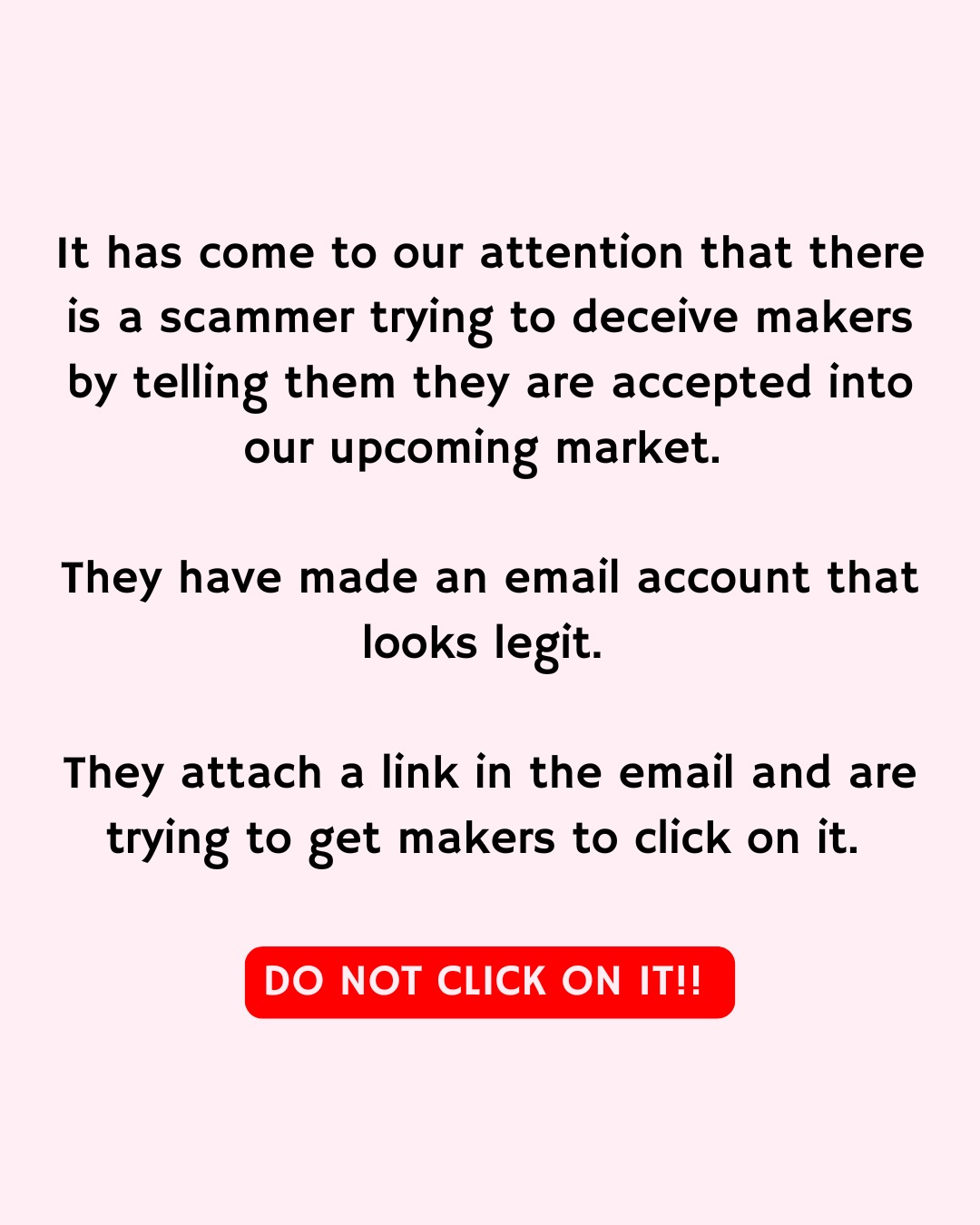 🚨 SCAM ALERT 🚨 PLEASE READ!