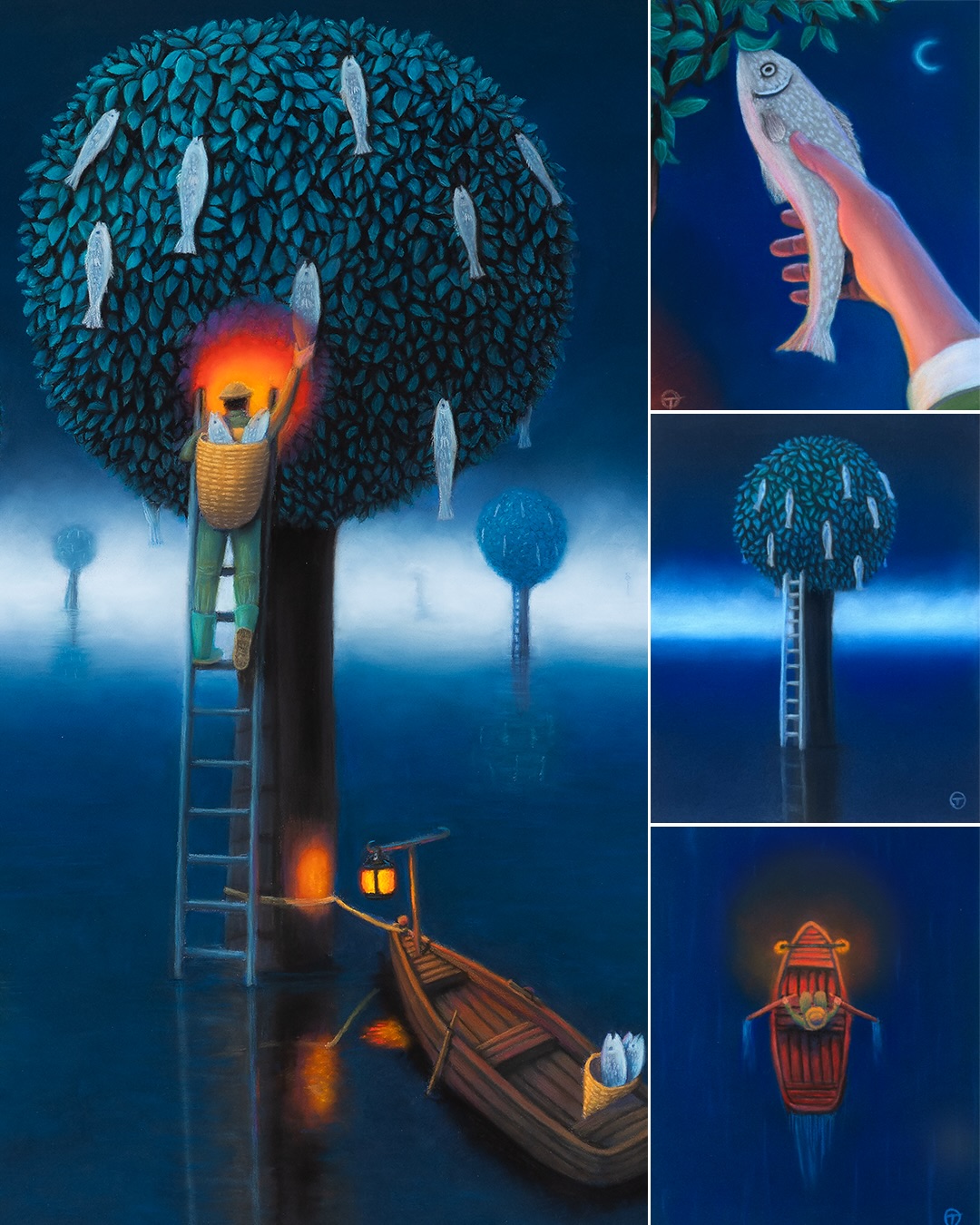 L’apertura dell’atelier mi ha tenuto parecchio impegnato in questo periodo, ma sono riuscito a ritagliarmi il tempo per realizzare tre piccoli “collaterals” d Insonnia.
Si chiamano Esplorazione, Sinapsi e Idea.
• Dimensioni: 25x20 cm
• Tecnica: Pastello su Pastelmat
Li trovai esposti in atelier. Passate a vederli dal vivo.
#contemporaryart #pastelart #surrealism #lakecomo #fineart