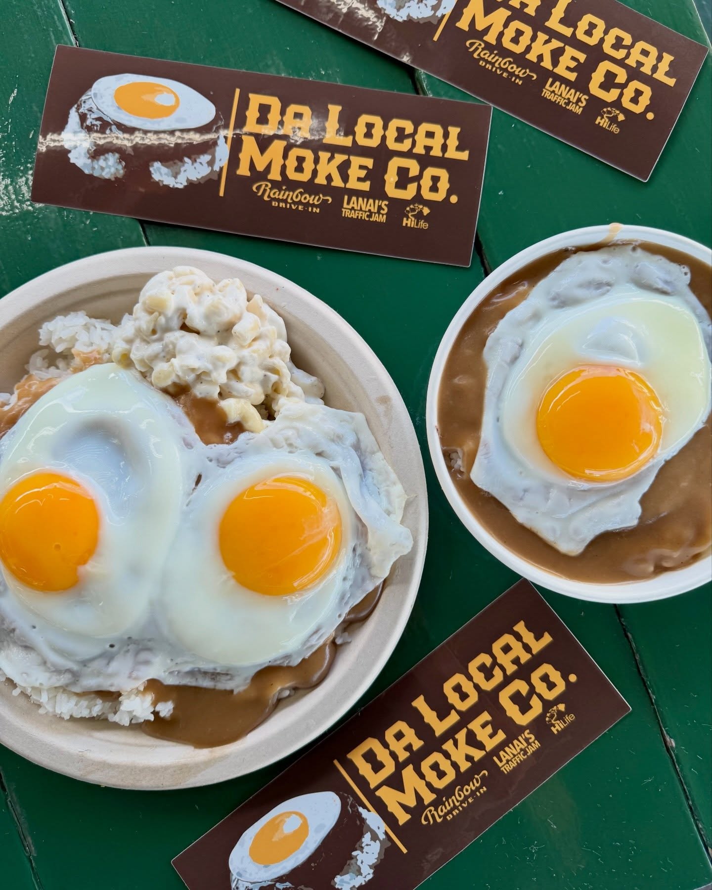 Back for year 2 ๐๐
Because if spam musubi and malasadas get a dayโฆ Loco Moco definitely deserves one too ๐ณ
๐ Celebrating Loco Mocos tomorrow 4/8!
Wednesday 4/8 only, stop by Rainbow Drive-In Kapahulu or Pearlridge, order a Loco Moco Bowl or Loco Moco Plate, and get a free โDa Loco Moke Co.โ sticker while supplies last ๐โจ
#LocoMocoDay #RainbowDriveIn #Lanai #HiLife #DaLocoMokeCo 947KUMU