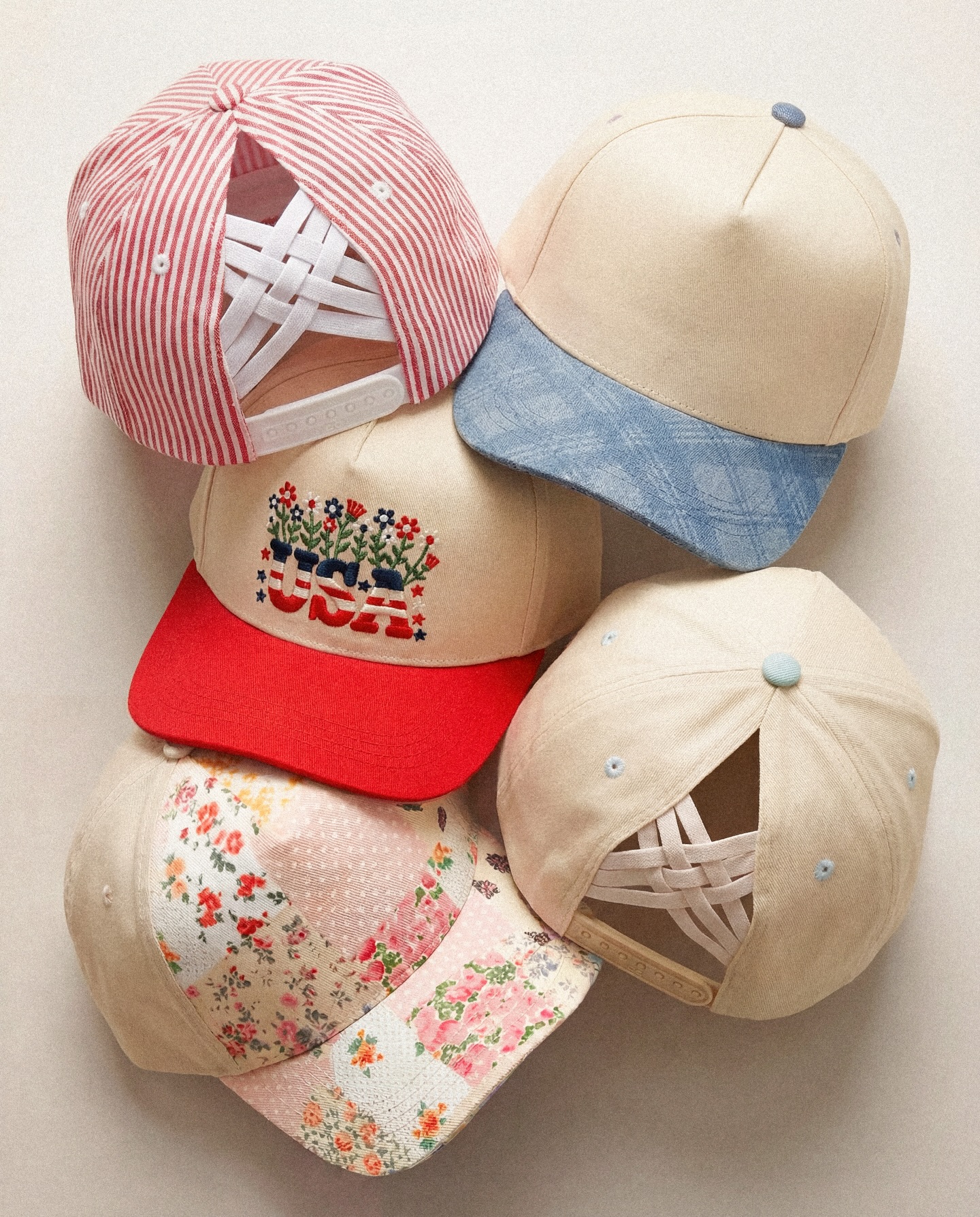 new truckers just dropped 🧢
solids and patterned blanks, we’ve got you covered
and yes, the criss cross back means your high ponytails will actually fit comfortably (finally)
#cctruckerhat #cheveuxcorp #ccbeanie #truckerhat #customembroidery