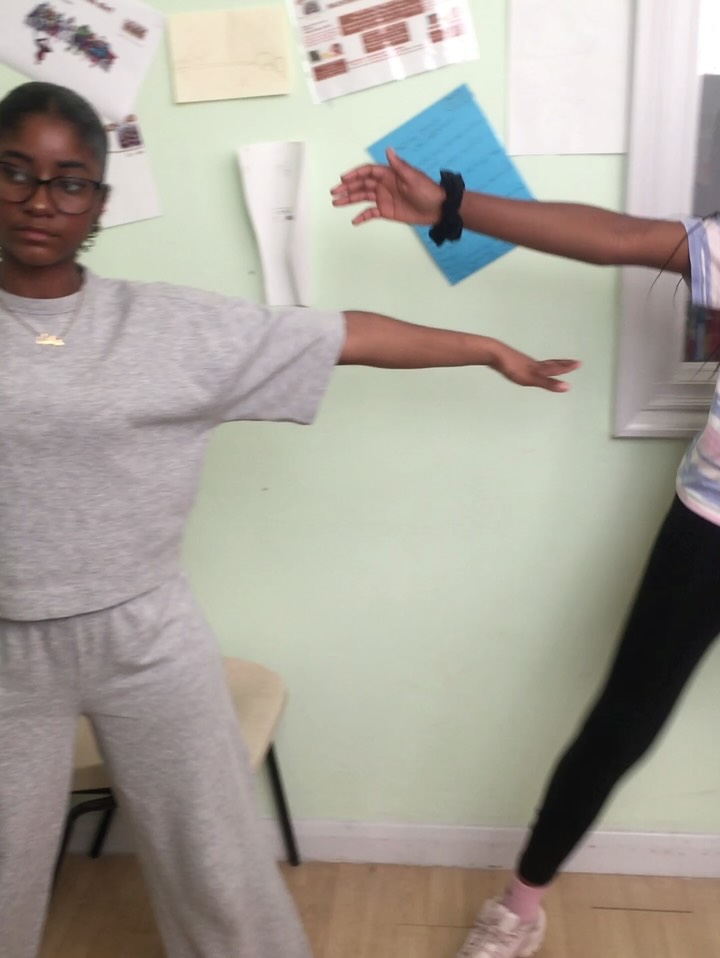 Teens did a little yoga session today as part of our workshops about mindfulness and ways of coping with stress/anxiety #croydonhaf2026