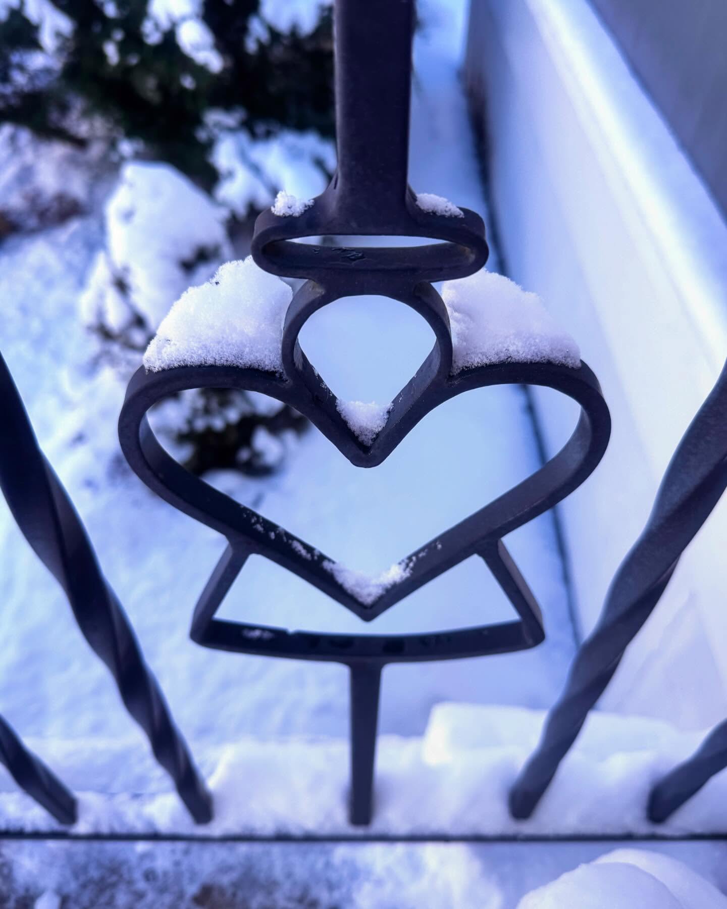 Wrought Iron Angel Railing Design:
Angel Path Residence // Bergen County, NJ
Pictured here in our latest snow, the Angel Staircase Railing was commissioned by clients to create a welcoming entry to their home. This is a minimal and playful design allowing the railing to become a feature in its own right. The angel motif stands on either side of the stairwell to create three dimensional piece. The project itself was made more demanding by the fact we were unable to fix the ironwork into the lead parapet. Instead we relied upon a series of elegant outriggers that sweep up to the railing and ensure a rigid structure.
The Angel Staircase Railing is a testament to the power of thoughtful design and skilled craftsmanship. It balances the technical demands of the space with the clients’ vision, resulting in a timeless piece that enhances the home’s entryway and reflects the artistry of wrought iron design.
This project exemplifies our commitment to creating custom solutions that marry artistic expression with practical needs, ensuring every piece is as functional as it is beautiful.
#LP #livepurposefully
* * * #RovingBee #fielddesigner #workonsite #lynnplatow #travelerforwork #travelerforlife 🔺 #livingfortwo