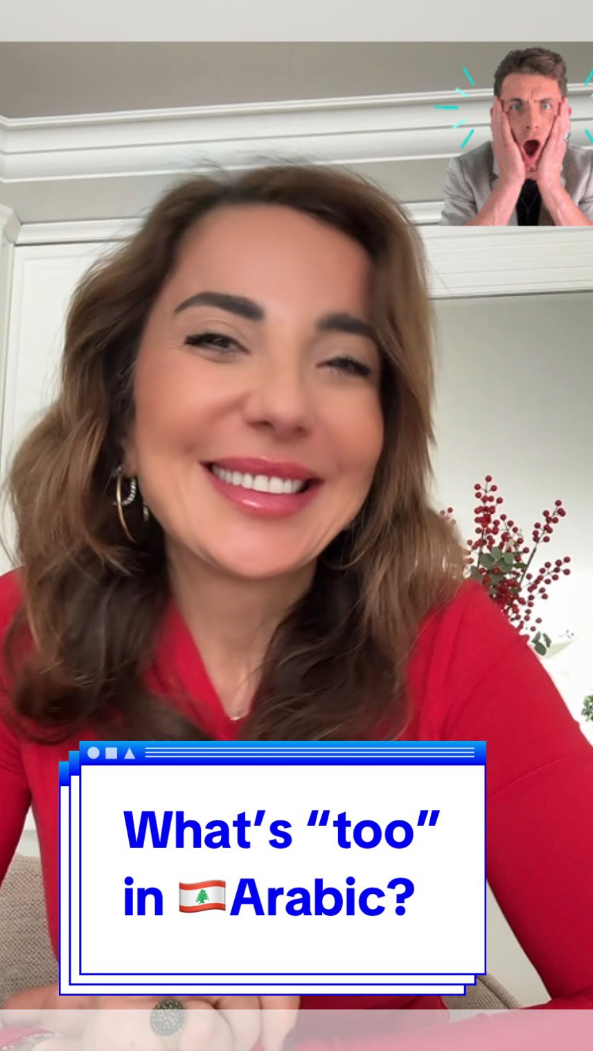 There’s no word for “too” in Arabic... and there’s a reason 😂😜 watch till the end!
#imasterlanguages #imasterarabic #learnlebanese #lebanesearabic #levantinearabic