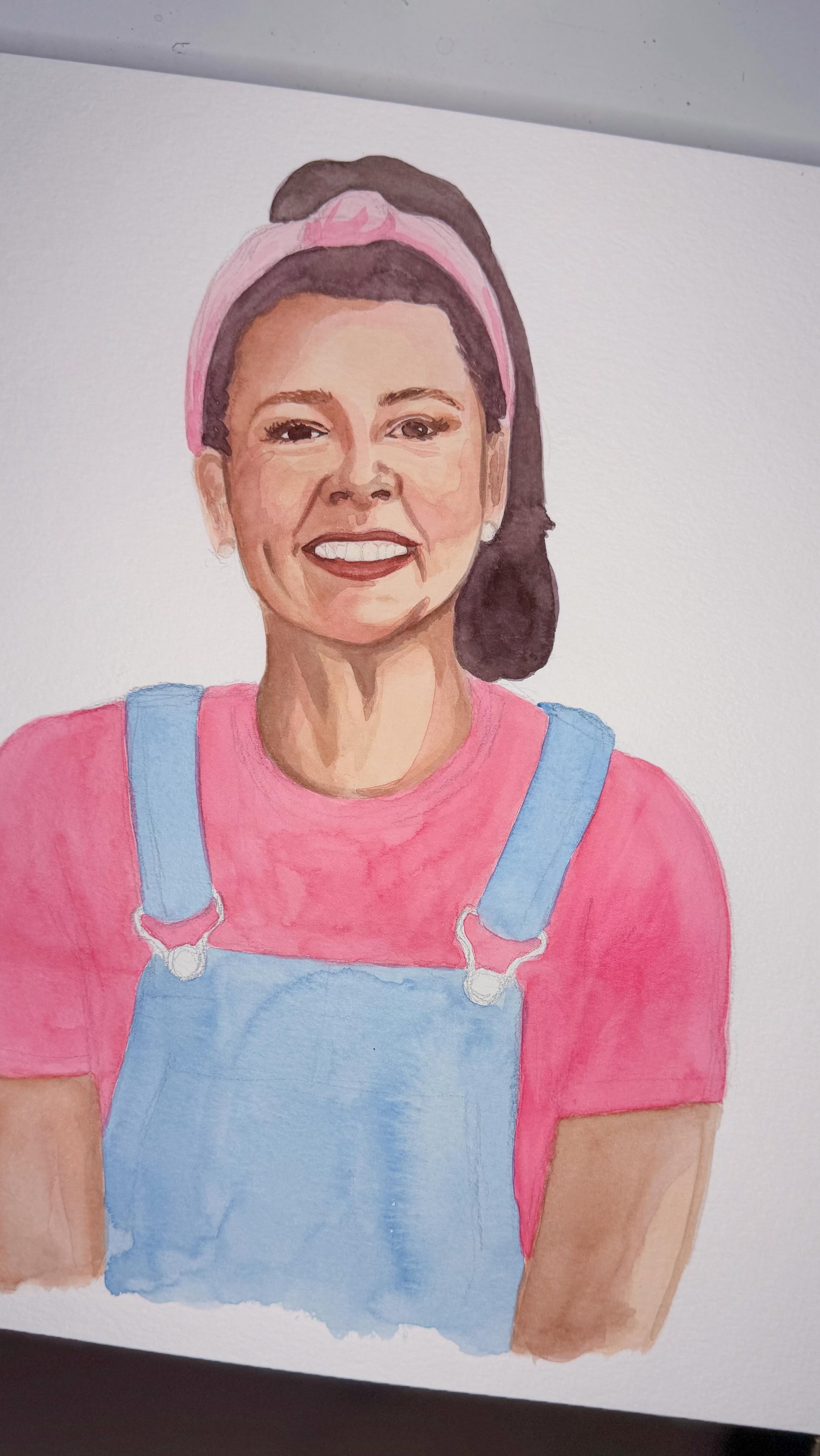 A just like that, the build up to the 2027 Badass Calendar begins!
An evening of sketching and painting shortened into less than a minute, leaving this badass still in her early stages. Can you tell who she is? 👀🩷