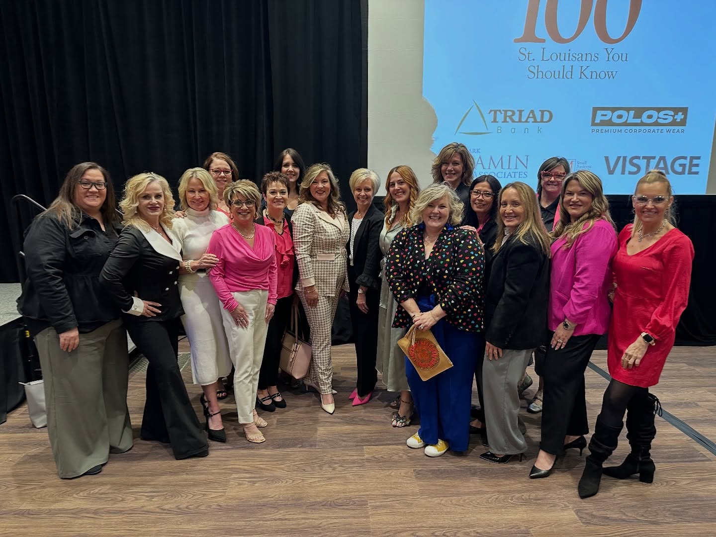 This powerful group went to a luncheon today celebrating friends who were named Top 100 People to Know in St. Louis and wow… just so proud to be in a room with people doing really incredible things.
But also… we watched the speaker, Melissa, walk barefoot on broken glass 😳
She talked about focus, staying calm, and not overreacting to what’s in front of you. Because most of the hard things we face aren’t as impossible as they feel in the moment.
Sometimes it’s just about slowing down, staying steady, and taking the next step.
Also… still not volunteering to walk on glass anytime soon 😂 But I will keep going. 😉
