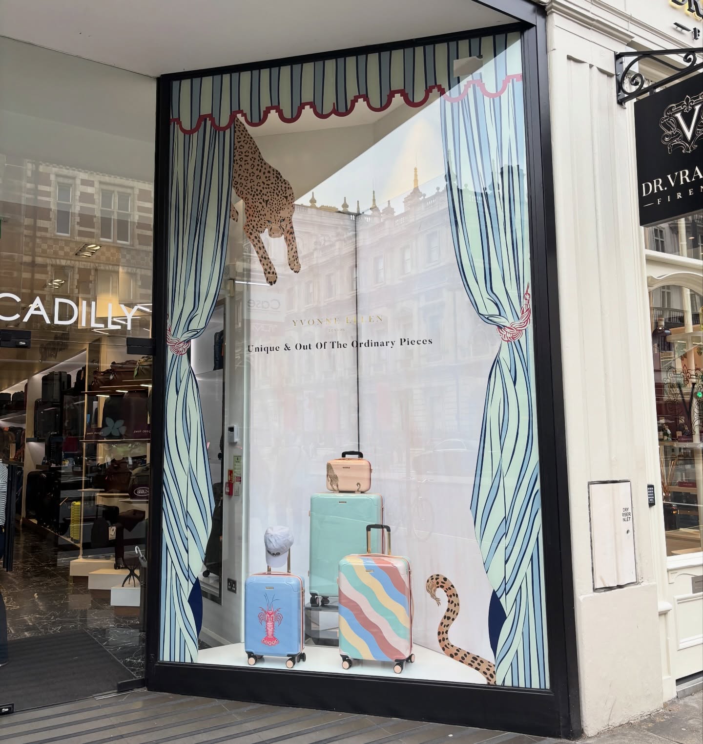 Step into something a little extraordinary ✨
Our new @yvonneellen window has landed at @caseluggage Piccadilly - bringing playful prints, bold colour, and a touch of whimsy to your travels 🐆🧳
Discover the newly launched Yvonne Ellen collections in-store now… because your luggage should be just as unique as your journey 💫
#YvonneEllen #WindowDisplay #Luggage #Headwear #NewLaunch