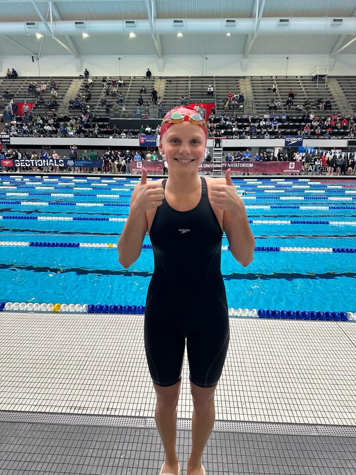 Congrats Haddie Vohs on her new Summer Jr Cut in the 800 free 9:05.38
