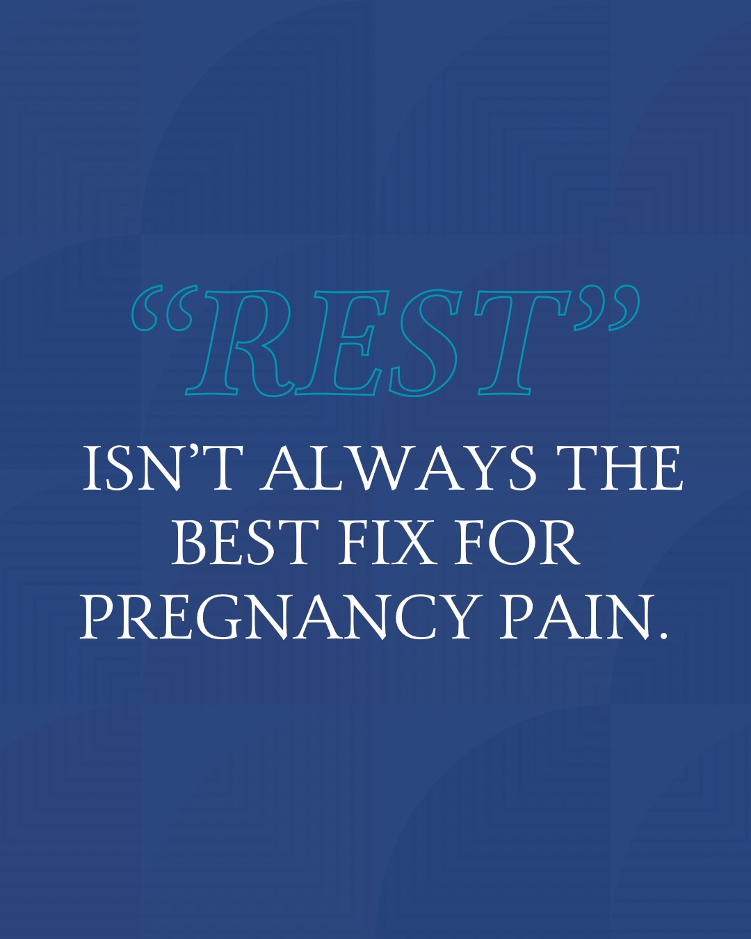 Pregnancy pain is often brushed off with one simple solution:
👉 “Just rest.”
But here’s the thing — rest doesn’t address the root cause.
A lot of pregnancy-related pain comes from:
• how you’re sitting
• how you’re standing
• how your body is adapting to a growing belly
Pregnancy doesn’t create problems — it amplifies them.So while rest might feel good in the moment, what your body really needs is:
✨ better movement
✨ proper support
✨ coordination between your core and pelvic floor
You don’t have to just “deal with it.” 🤍