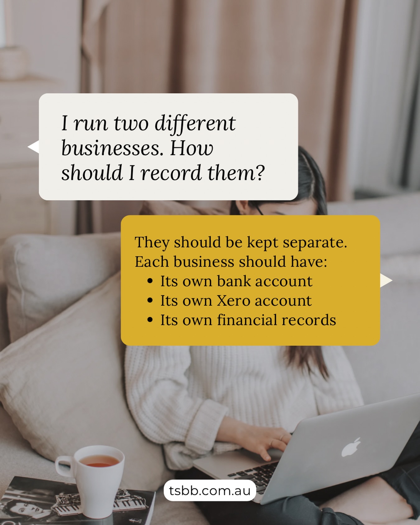 This is a question we are asked quite often. Do you have a bookkeeping or business finance question you want us to answer? Drop it below!
Don't forget to follow our page for business tips, bookkeeping guidance and important tax reminders.
.
.
.
#thesmallbusinessbook
#perthbookkeeper
#perthaccountant
#WAbookkeeper
#WAaccountant