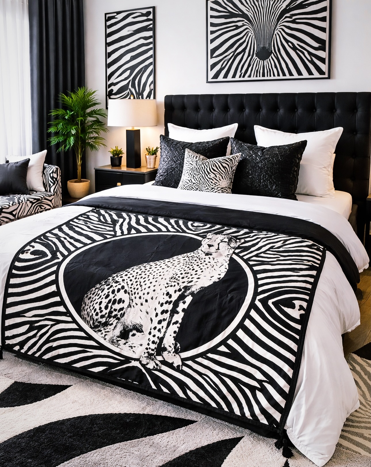 The Annia Louisa Villa Collection.
Our Tanzania throw blanket transforms this space into a living escape—infusing the room with the bold spirit of the safari and the untamed elegance of Tanzania.
Wherever it lands, a villa is born.
A destination in every print ✨