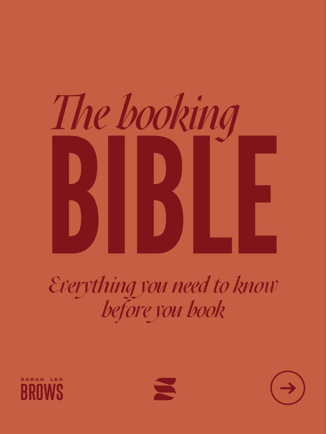 Great brows don’t happen by chance, they happen by appointment and it all starts here.
The SLB booking bible 🤝
Link in bio to book or visit www.sarahleabrows.com