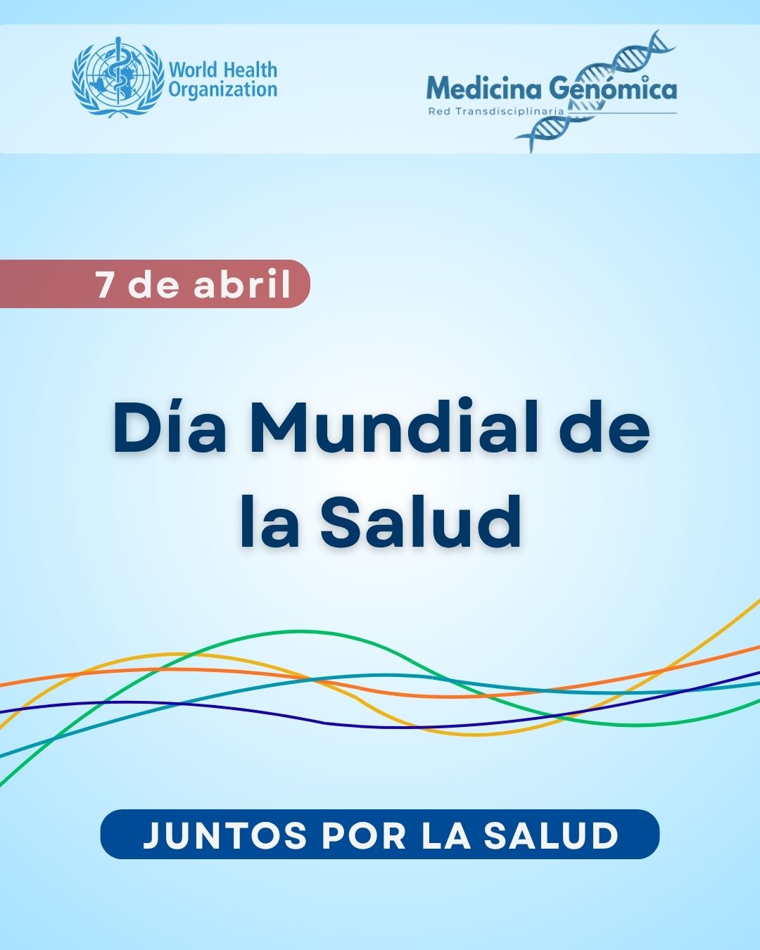 La ciencia es el lenguaje común que nos permite construir un futuro más saludable. Hoy más que nunca, es el momento de comprometernos con la evidencia y las orientaciones técnicas que salvan vidas.
#StandWithScience #DiaMundialDeLaSalud #OneHealth #MedicinaGenomica #CienciaParaLaSalud #WHD2026 #RedMedGeno