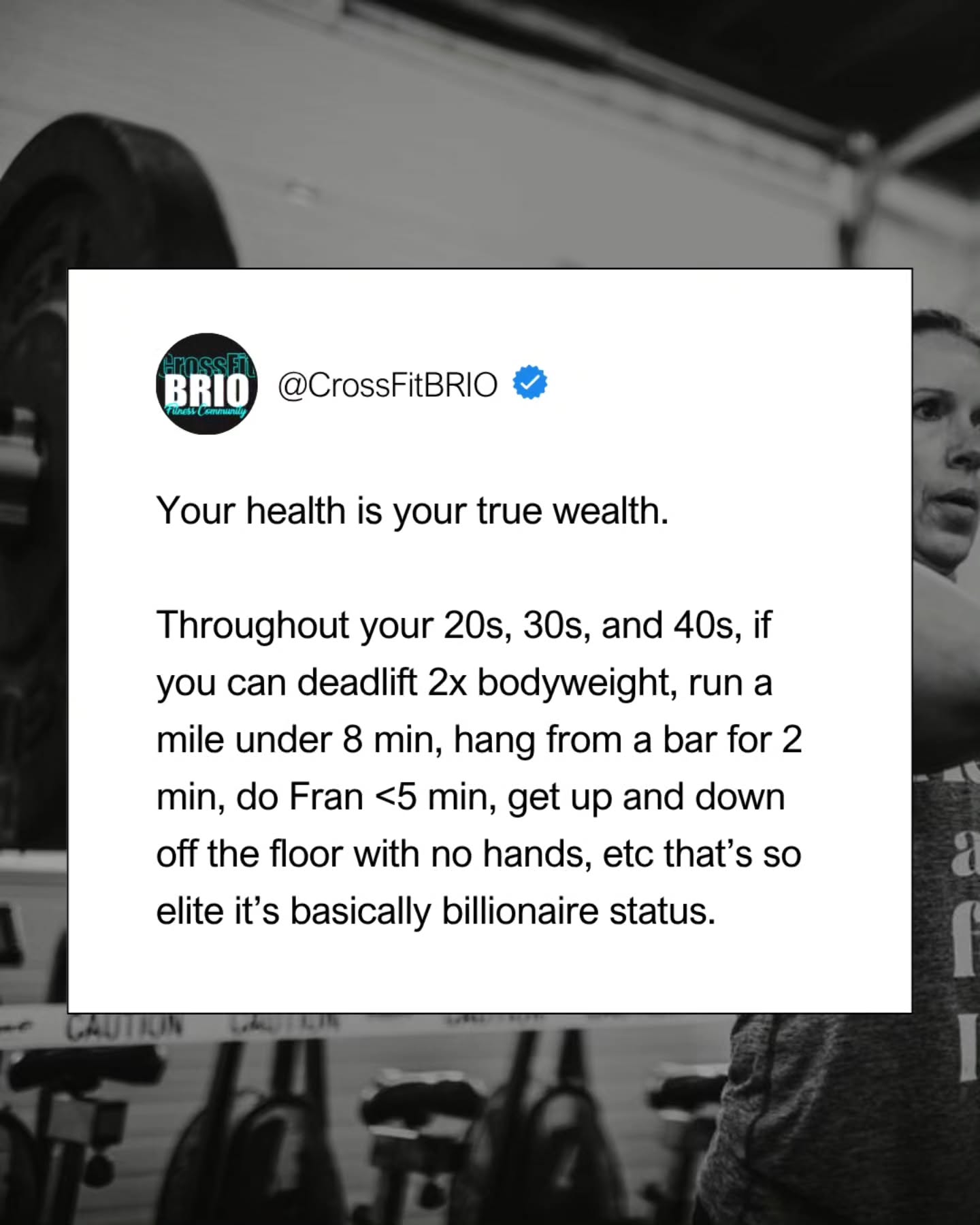 What we mean when we say FORGING ELITE FITNESS
#healthiswealth #fitnessthatsticks #forgingelitefitness #crossfit #teambrio