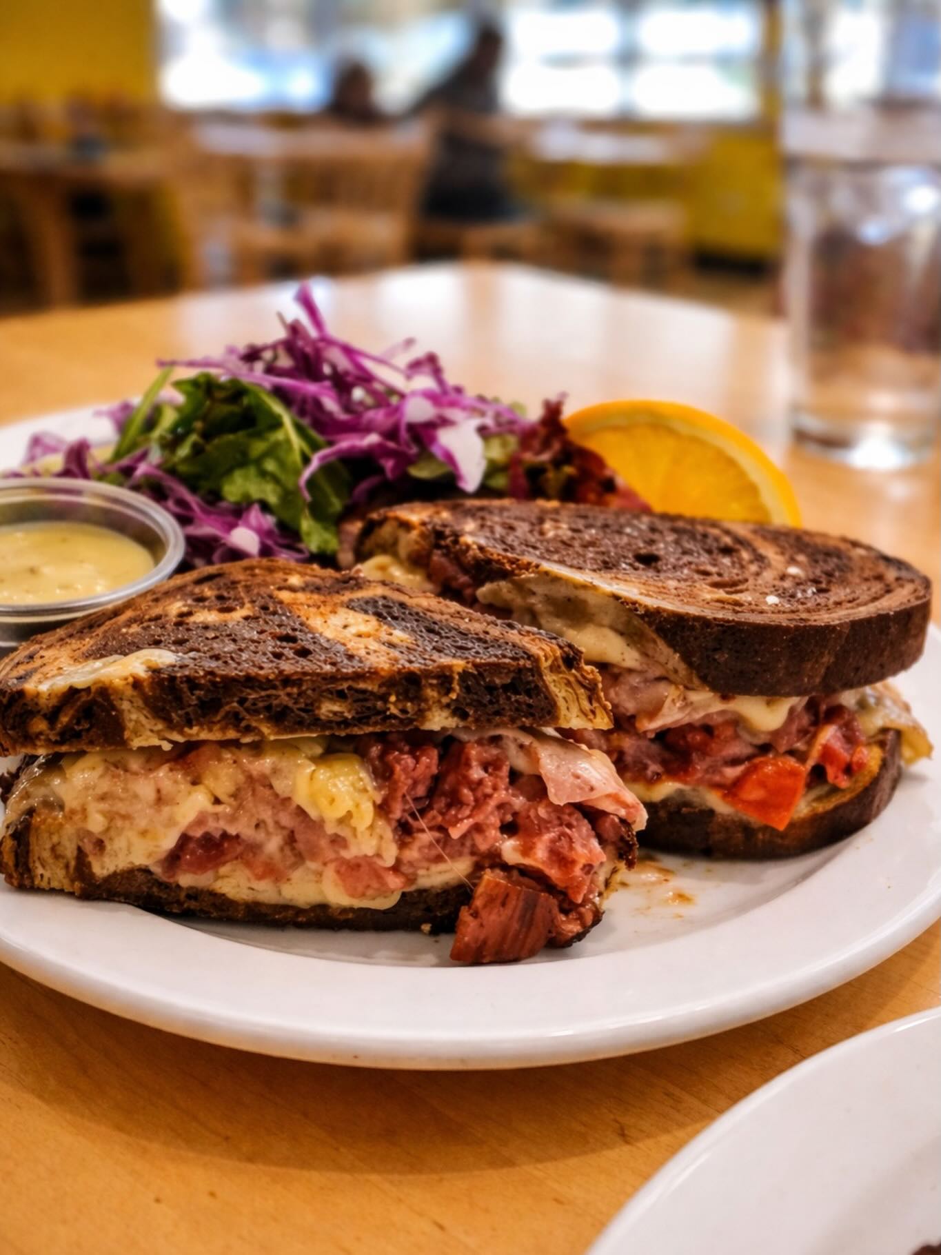This is not your average sandwich.
Reuben on Rye.