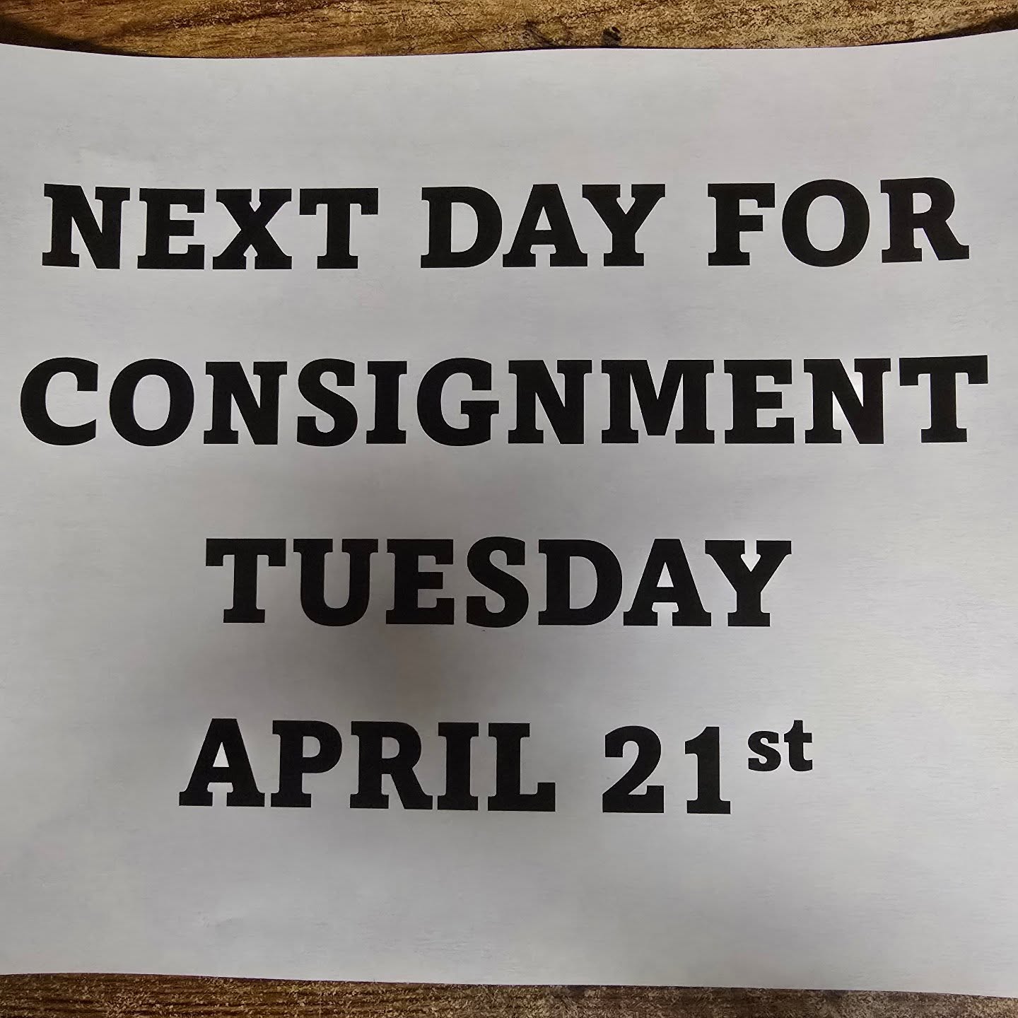 Another honest day of consignment and many many amazing new items! Continue thinking spring/summer. Jeans are also doing well! Next consignment day is Tuesday, April 21st. Cheers Laramigos!