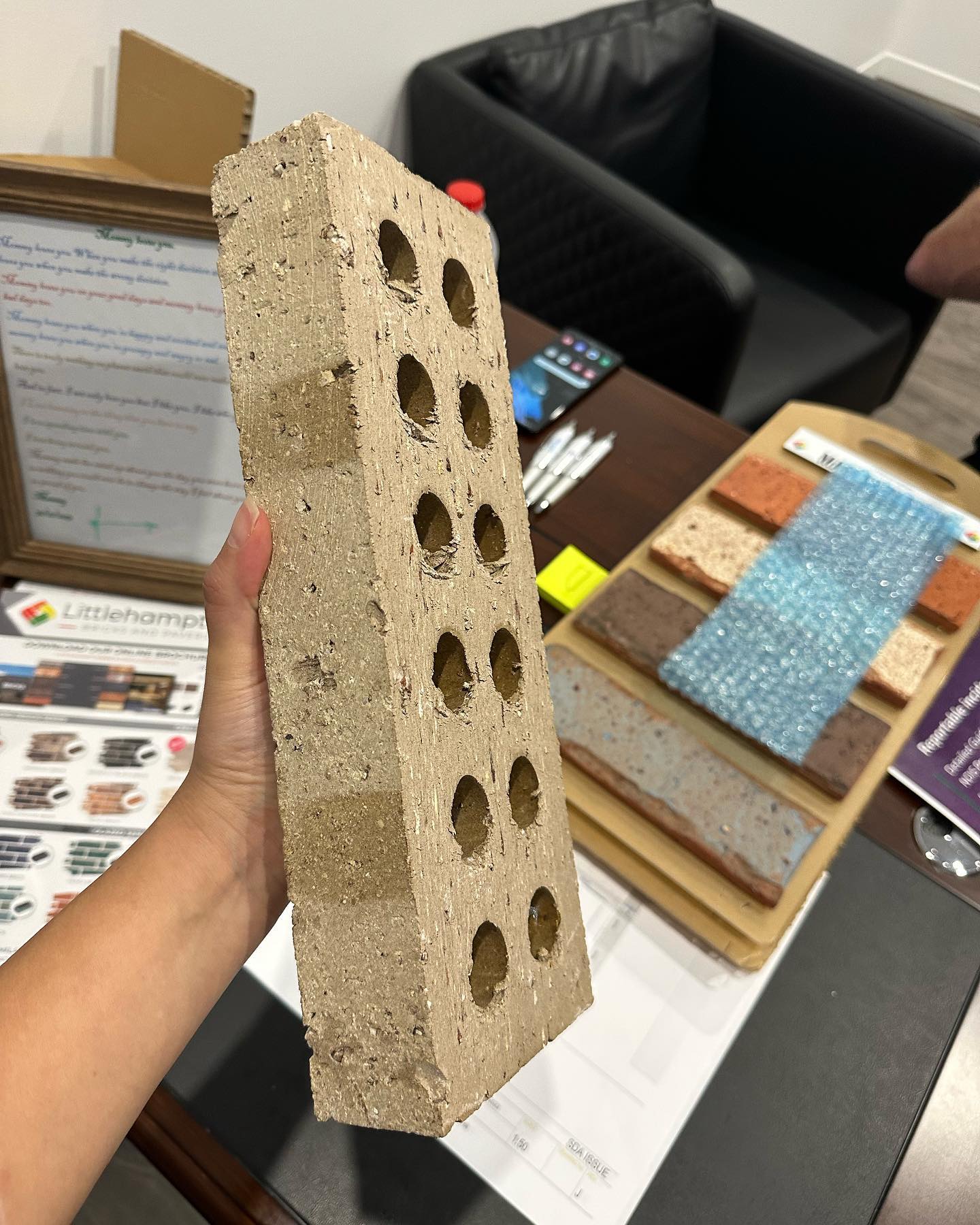 Checked out a great range of bricks from @littlehamptonbrick , my favourite was their new longer type brick that I can’t wait to put to use on future projects.
Having a variety of options in our structural elements can help add to a more personalised spatial experience with less of a hospitalised appearance.
#designdeinteriores #architecturaldesign #architecture #brickdesign #accessibility #accessibledesign #inclusivedesign #neurodiversity #ndis
