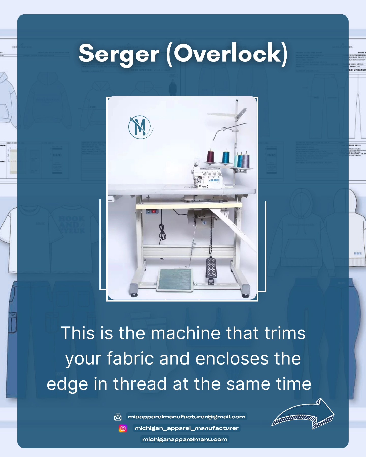 Part of being a fashion designer is understanding clothing construction—and how different machines create different results.
Today we’re talking serging!
T-shirts, hoodies, and other stretchy casual garments are often made using a serger (aka overlock machine). It trims the seam and finishes the edge in one pass—ideal for knits and even many woven garments too.
Knowing how seams are built helps you design better and communicate clearly with your manufacturer.
#fashiondesigner #serging #sewingmachines #clothingconstruction #garmentmaking #apparelproduction #cutandsew #microfactory #fashionmanufacturing #knitwear #seamwork #behindthebrand #howitsmade