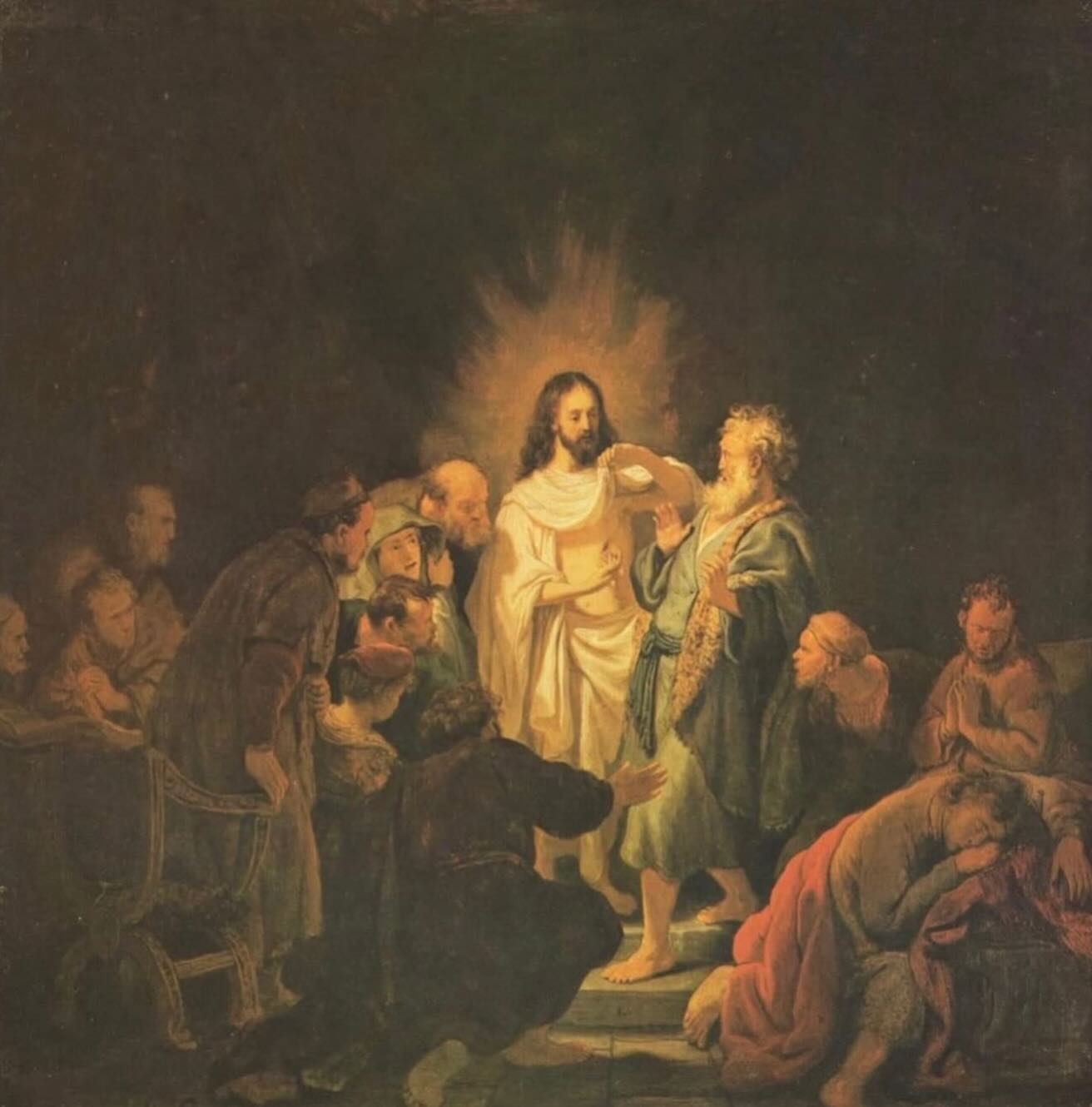 Lecture de l’Évangile pour le troisième dimanche du printemps :
Ieshu dit au peuple : « Je suis encore avec vous pour un peu de temps, puis je m’en vais vers celui qui m’a envoyé. Vous me chercherez et vous ne me trouverez pas ; et là où je vais, vous ne pouvez pas venir. Vous êtes d’en bas, je suis d’en haut. Vous êtes de ce monde, mais moi, je ne suis pas de ce monde. Ils lui dirent : « Qui es-tu donc ? » Ieshu répondit : « Je suis moi-même le prince (du plérôme) qui vous parle ».
Image : « L’Incrédulité de Saint Thomas » par Rembrandt, 1634.
#eglisegnostiqueapostolique