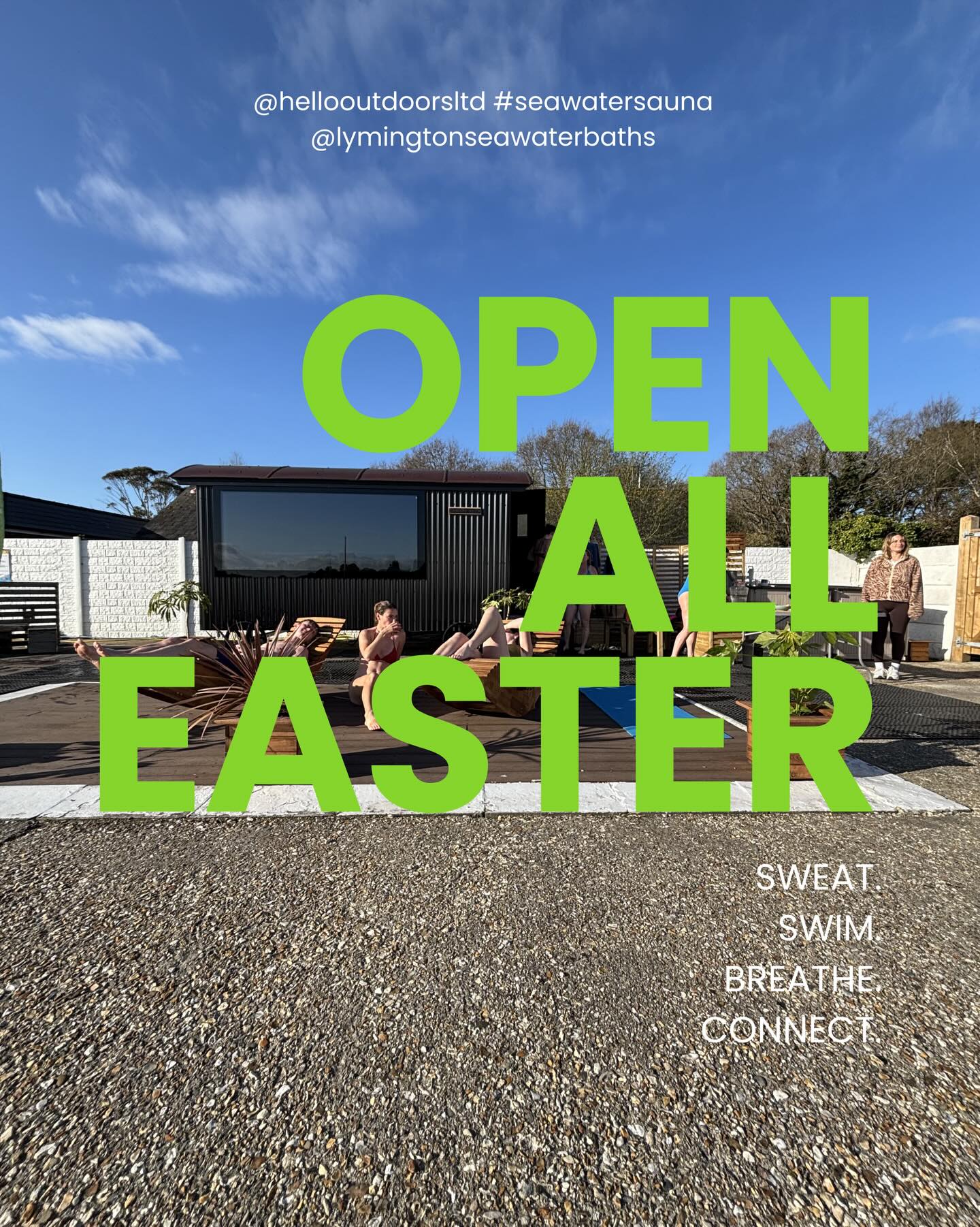 📣 HO Seawater Sauna is open all Easter weekend with NEW sessions now available on Monday - grab yours quick!
EASTER MONDAY SAUNA & DIP SESSIONS 🐣
Heads up everyone…Sauna open for 4 sessions on Easter Monday…. 09.30, 11.00, 12.30 and 14.00….available for communal and private bookings. Bookings open now 👍👍👍
#seawatersauna #sauna #contrasttherapy #newforest #lymington