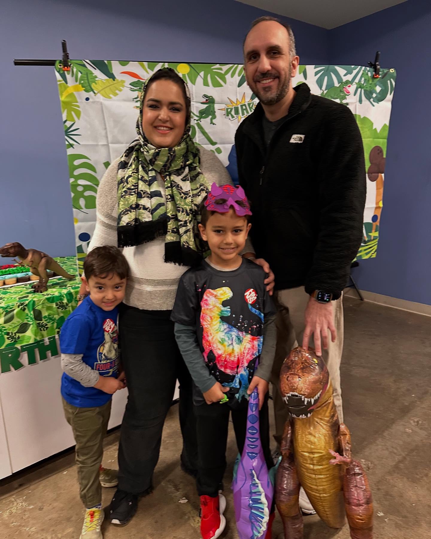 Happy fourth birthday to my youngest son! Special thanks to the Houston Museum of Natural Science for making it so special! @hmns #dinosaur #neurosurgery #dad
