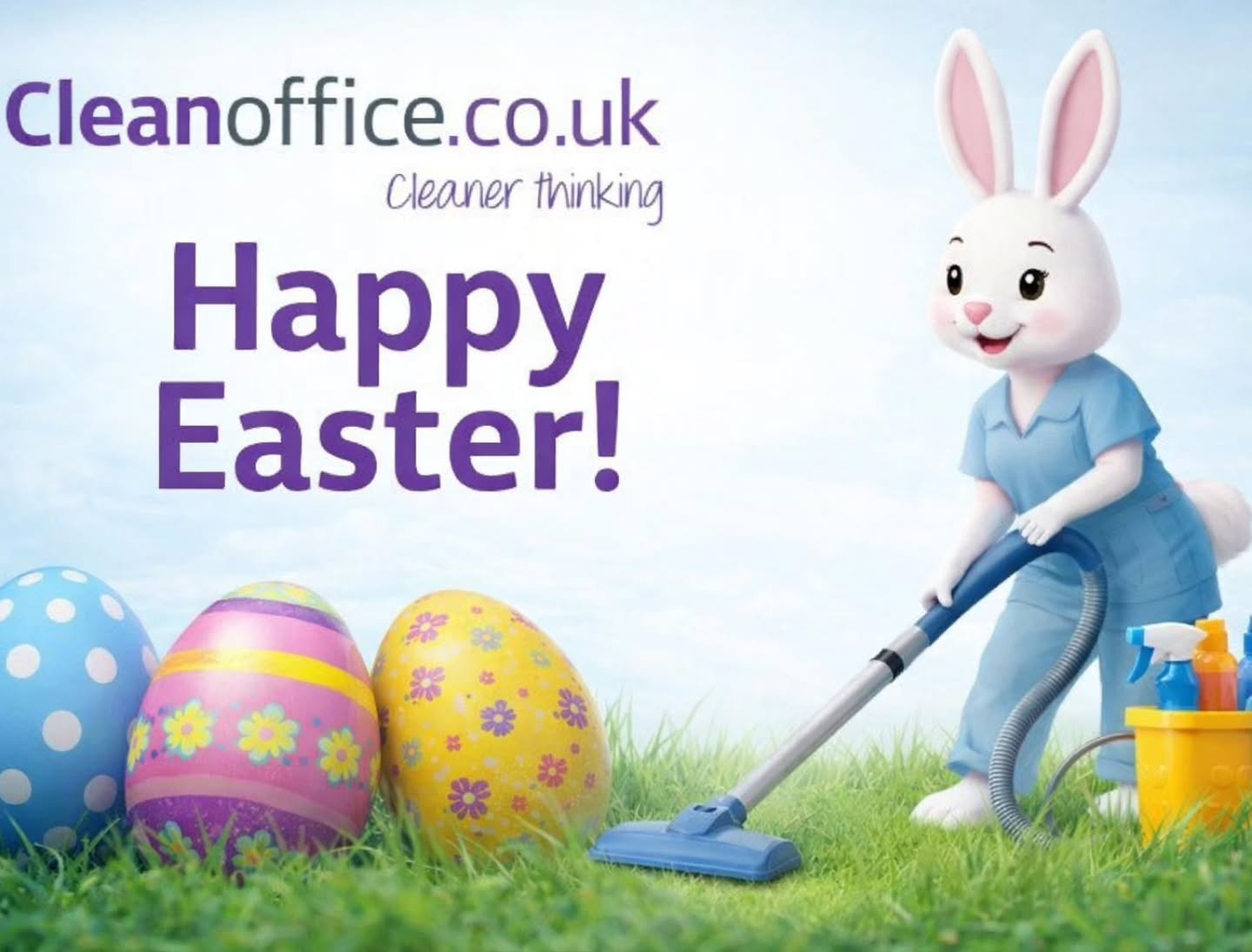 🐣 Happy Easter from all of us at Cleanoffice.co.uk! 🧹
While the Easter Bunny is busy keeping things spotless, we’d like to wish all of our clients, colleagues, and hardworking teams a wonderful Easter weekend.
Thank you for your continued support — we look forward to keeping your workplaces clean, safe, and ready for business.
Enjoy the break, the chocolate, and hopefully a bit of sunshine! ☀️
www.cleanoffice.co.uk
#HappyEaster #CleanOffice #FacilitiesManagement #CommercialCleaning #PropertyManagement