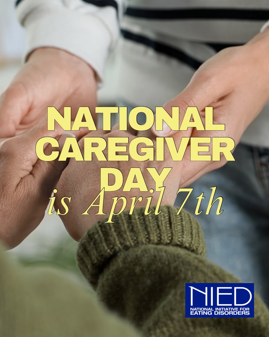 Tomorrow (April 7th) is National Caregiver Day in Canada, and we have two exciting virtual events happening!
❤️ Don’t forget to save your spot at NIED.ca/events