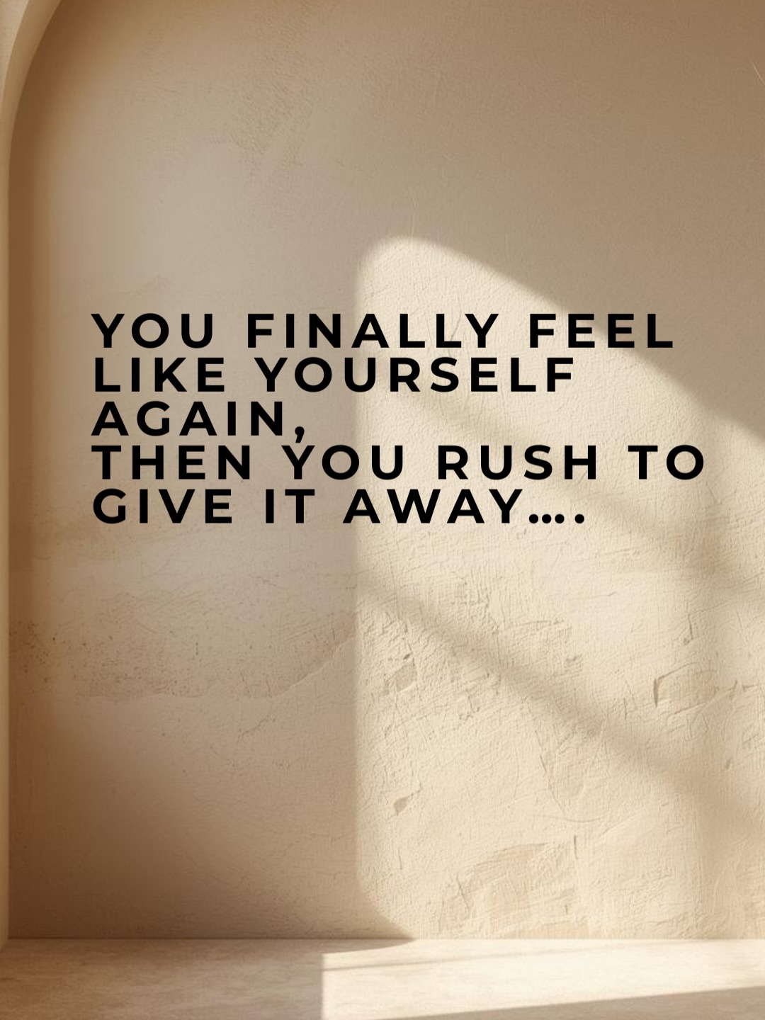 It doesn’t feel like self-abandonment when you do it.
It feels right
Approved
Responsible 🫡
Like “this is just who I am”,
Part of your identity…
But that identity? It’s choking you out babe
Not dramatically,
But just enough discomfort to remind you:
you’re not meant to stay here.
You’re not caterpillar,
Not yet a butterfly.
You’re inside your chrysalis.
And it’s getting tight now.
That’s why it feels like this.
…
You know how to hold everyone.
But no one knows how to hold you.
Let’s end that.
🖤
Daily Chrysalis
$55/month, cancel anytime
A daily grounding transmission for your power,
For the woman who has outgrown the life that still depends on her.
You’ve achieved a lot already,
You’ve ticked the boxes.
Now you’re ready to live outside of them ✨
You don’t have to do it perfectly.
You can do it scared.
But at least this time,
give yourself the support
you give everyone else.
🔗 in bio