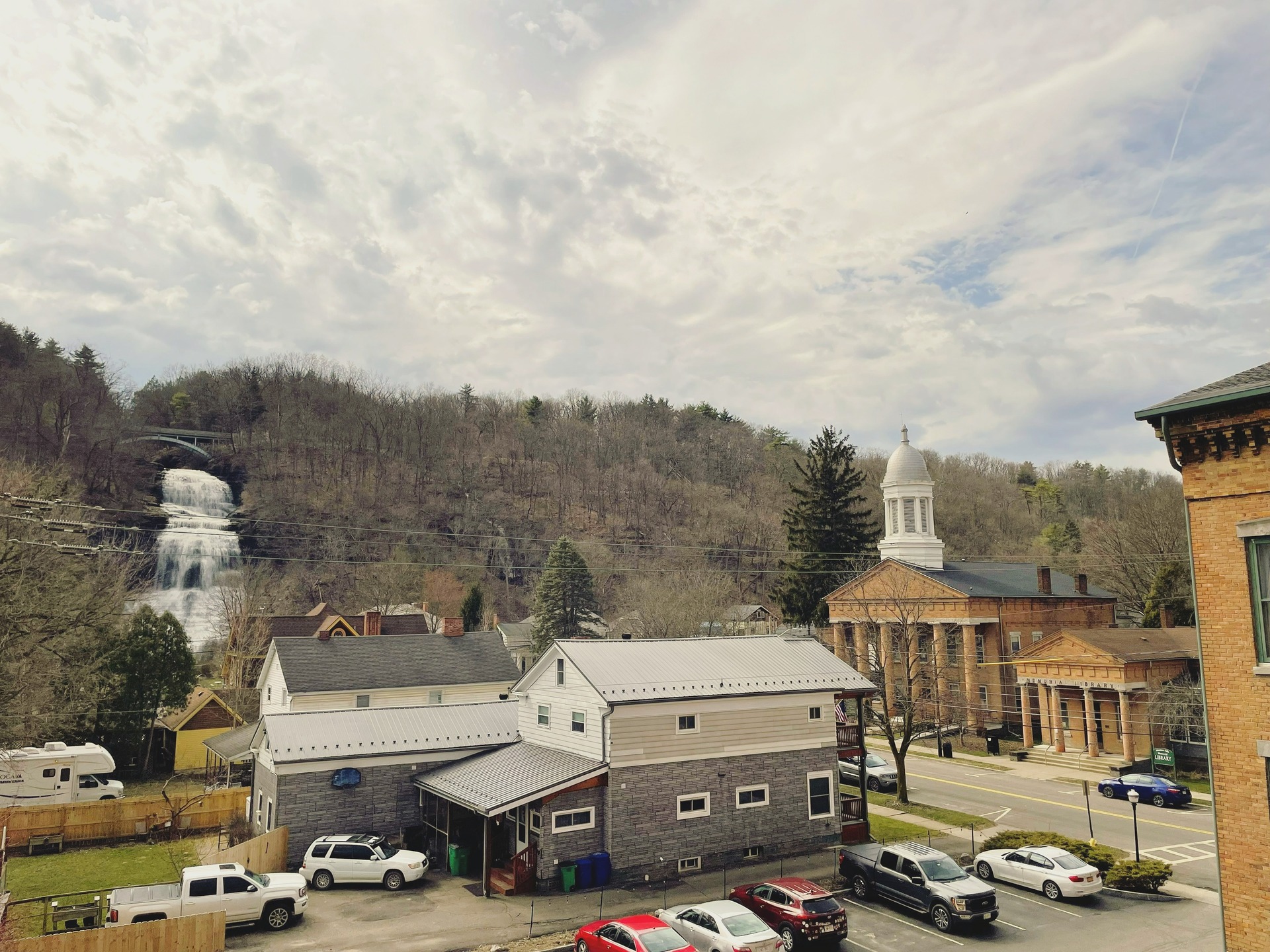 Imagine stepping out onto your bedroom balcony to this view!
Visit capriottiproperties.com to learn about this rare opportunity to live in the historic Montour Falls House!
#apartment #apartmentforrent #apartmentliving #capriottiproperties #historicapartments #historicarchitecture #historicneighborhood #historicrenovation #historicrestoration #interiordesign #luxuryapartments #watkinsglen #montourfalls #shequagafalls #senecalake #adaptivereuse