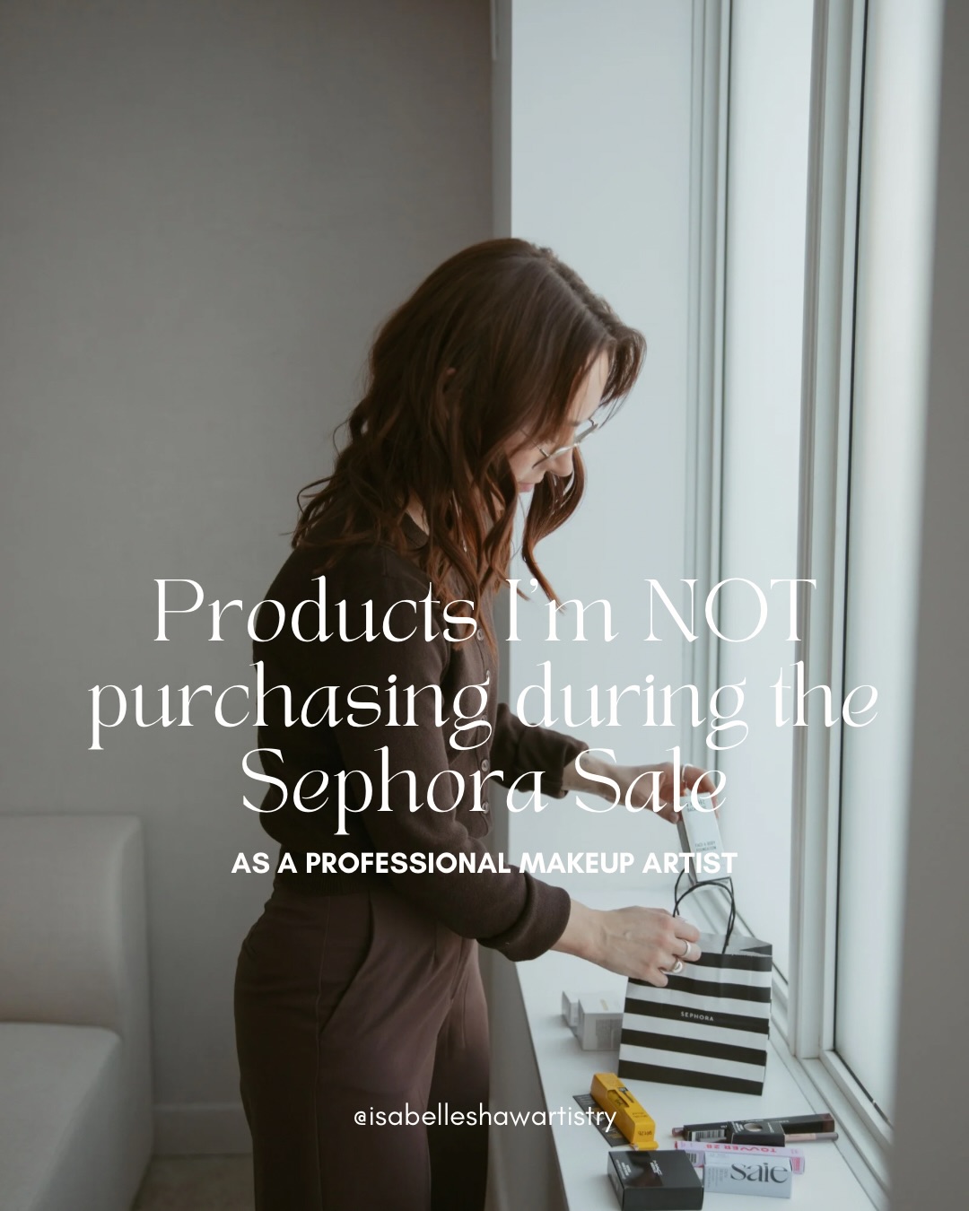 With the Sephora Sale starting later this week, I wanted to share a few products you won’t be finding in my cart as a professional makeup artist.
This year, my focus is on using what I already have and being more intentional with what I bring into my kit. There are always new launches, reformulations, and trending products, and while it can be tempting to try everything, I consistently find myself reaching for my tried and true favourites🤍
✨When something works, it works✨
What do you think IS in my cart? Share your guesses below!