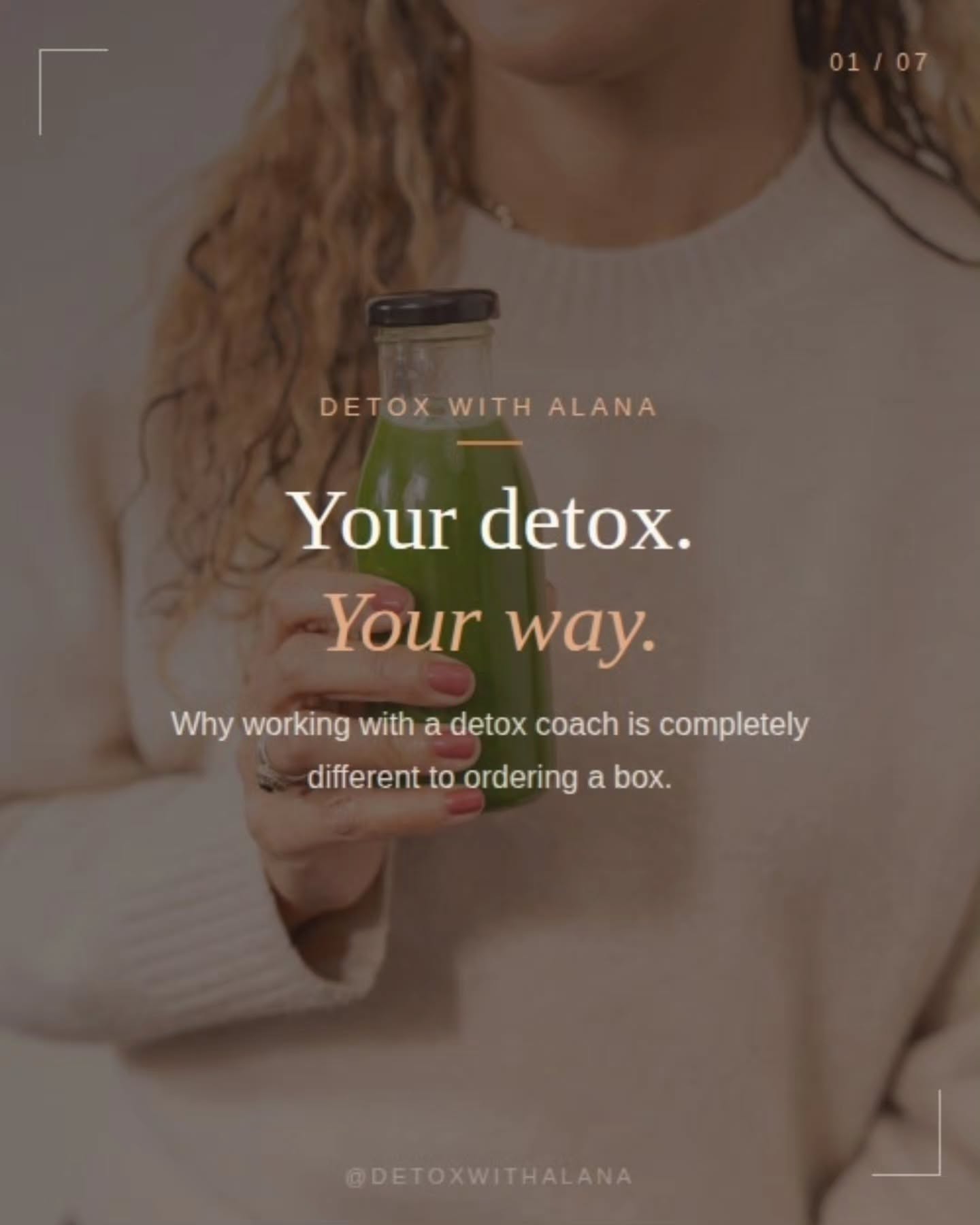 After all the chocolate and Easter treats it my be time for a little cleanse or reset...
A detox with me isn't a box that turns up at your door - you have a detailed program and one to one support to get you through....from pre detox to post detox.
I can adapt ingredients. We go at your pace to reach your goals.
I discovered detoxing when I needed healing the most - and it quite literally saved my life and helped me heal from the inside out.
Now I help people do the same.
Whether you start with 3 days or go straight to 7, I'll be with you every step of the way.
Ready to give your body its MOT?
DM me for a free discovery call