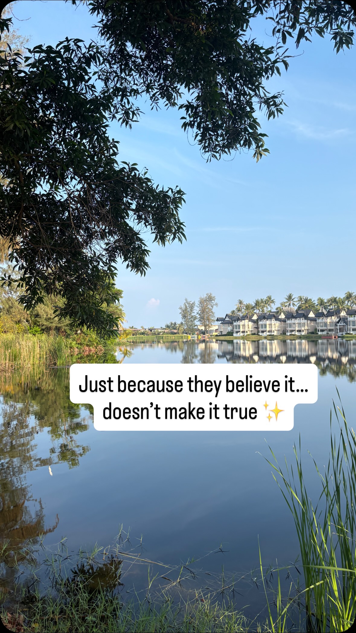 Just because someone believes it doesn’t mean it’s true for you.
That’s their reality. Not yours.
You get to choose differently.
You get to create a reality that feels expansive, abundant, and aligned.
Create your own story and watch the magic unfold ✨
#mindset #selfawareness #limitingbeliefsbegone #mindsetmatters #perspective