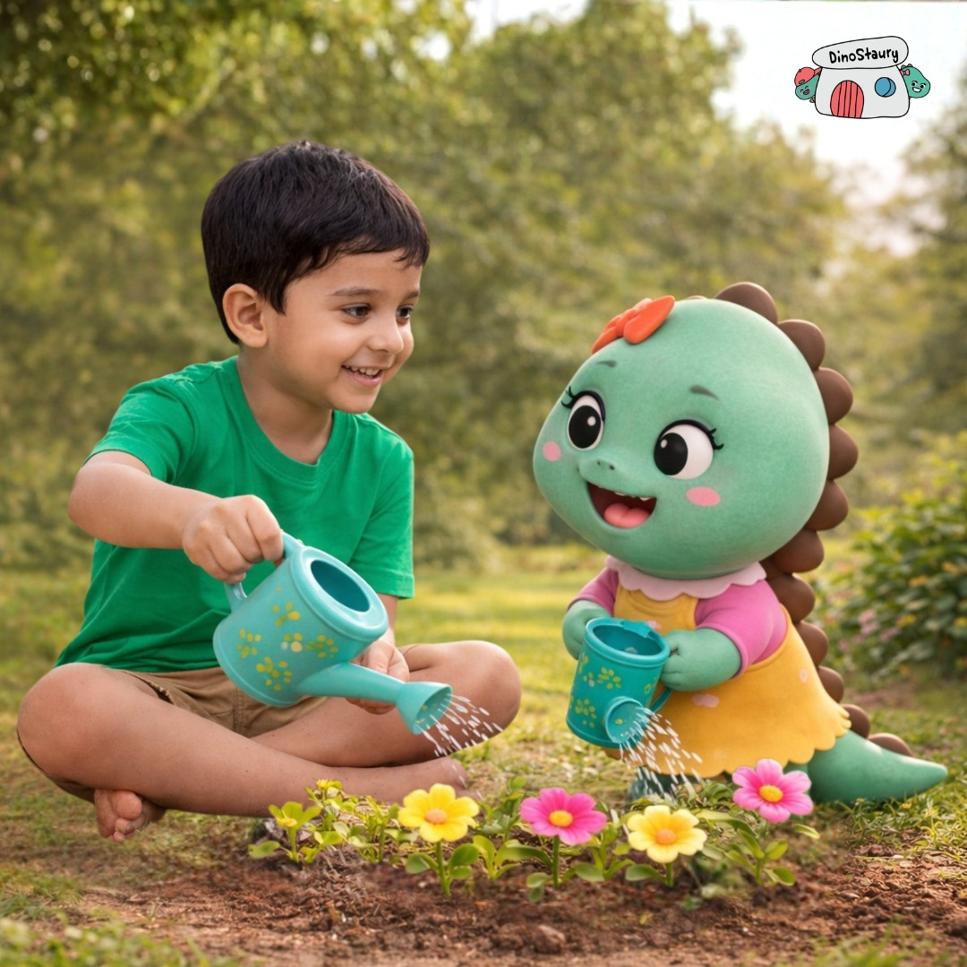Planting a seed today…
Growing a habit for life 🌱💛
When kids learn to care for nature early, they don’t just water plants…
They nurture empathy, responsibility, and love for the world around them 🌍
With DinoStaury, every little action becomes a big lesson ✨
Because raising mindful kids starts with moments like these 💚
🌿 Earth Day Special: Enjoy 25% OFF on our Environment Series hampers & bundles!
#DinoStaury #LittleGreenWarriors #EcoKids #PlantKindness #EarthDayEveryDay #MindfulParenting #KidsWhoCare