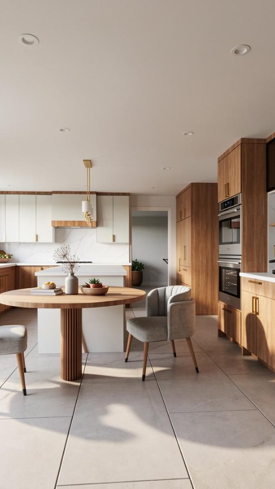 From existing to reimagined ✨
We started with an existing kitchen, removed all the cabinets, and redesigned the space from the ground up.
This is the design vision, clean, functional, and warm.
Construction coming soon by @routehomes 👍🏻
Designed by Angel Design Inc. 🤍
#interiordesignertoronto #kitchendesign #modernkitchens