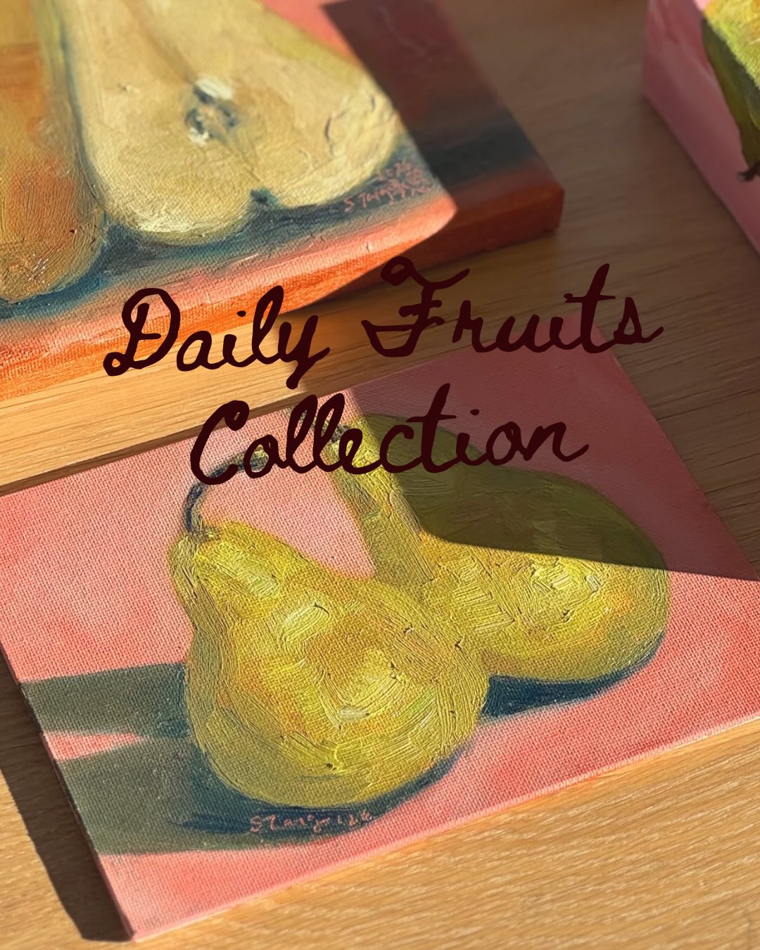 A collector once fell in love with a piece that had already sold, so I told her I’d paint another fig painting, just for her. I think this is what makes collecting original works DIRECTLY with the artist so special 💛
While painting it I remembered how much joy it brings me, the softness, the color, the slow layering of oil paint. One fig became many, and before I knew it, these small, vibrant pieces started growing around me.
8 mini oil paintings, each one full of personality and a little burst of joy
Just in time for spring ✨ Now available to collect on my website www.samanthatangstudios.com/dailyfruits
#kunstverzamelaar #kunstkopen #originelekunst #hedendaagsekunst #fruitpainting