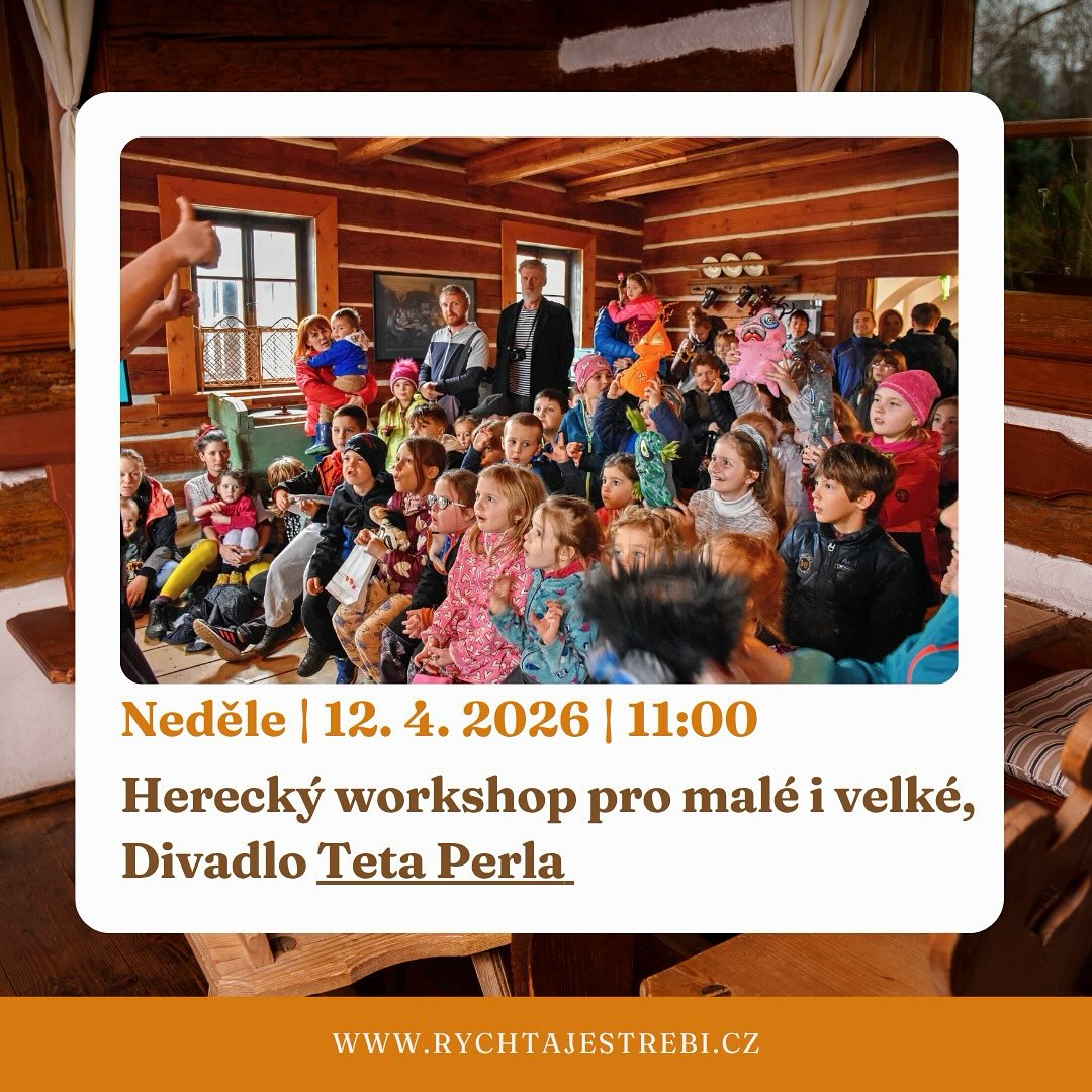 🎭 NEDĚLE 12. 4. – HUDBA & HRANÍ
📅 Neděle 12. 4. 2026
🎭 Herecký workshop
✨ vyzkoušej si práci s emocemi, tělem i hlasem pro malé i velké
✨ otevřeno pro začátečníky, děti i rodiče 🎭
🔥 Kapela Ponasem
🎤 živá hudba, energie a atmosféra, která Vás vtáhne do lidových písní
Přijďte se pobavit, něco nového zažít a potkat inspirativní lidi. Těšíme se na Vás !