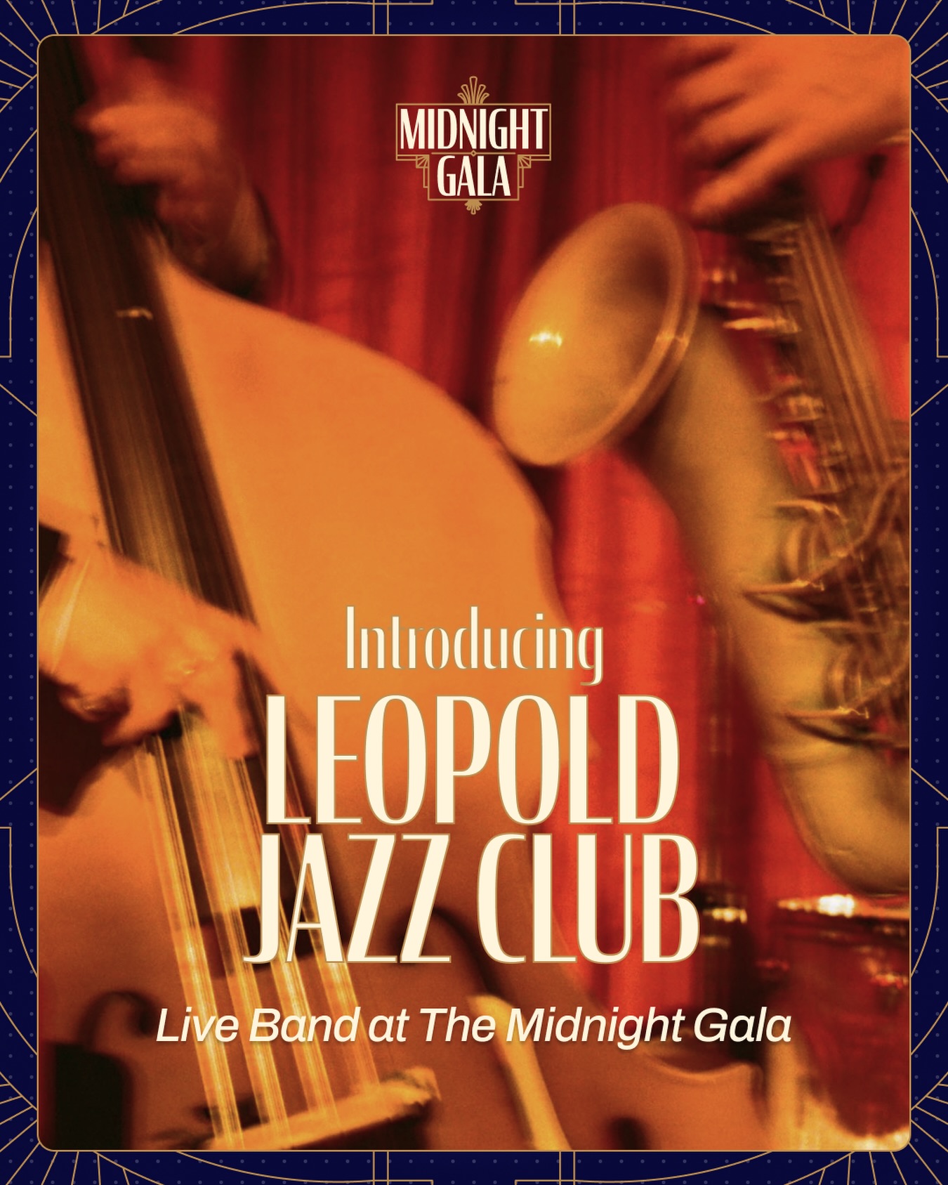 LEOPOLD JAZZ CLUB: Live at The Midnight Gala 🎷
Leopold Jazz Club brings the gala to life on April 30th.
7 musicians, live vocals and 2 hours full of upbeat jazz and swing.
Get ready to step into a vibrant 1950s jazz floor, where the rhythm keeps the dancefloor moving all night long. 🎺
One last dance before summer break. Don’t miss it. ✨
TICKETS IN BIO 🎟️