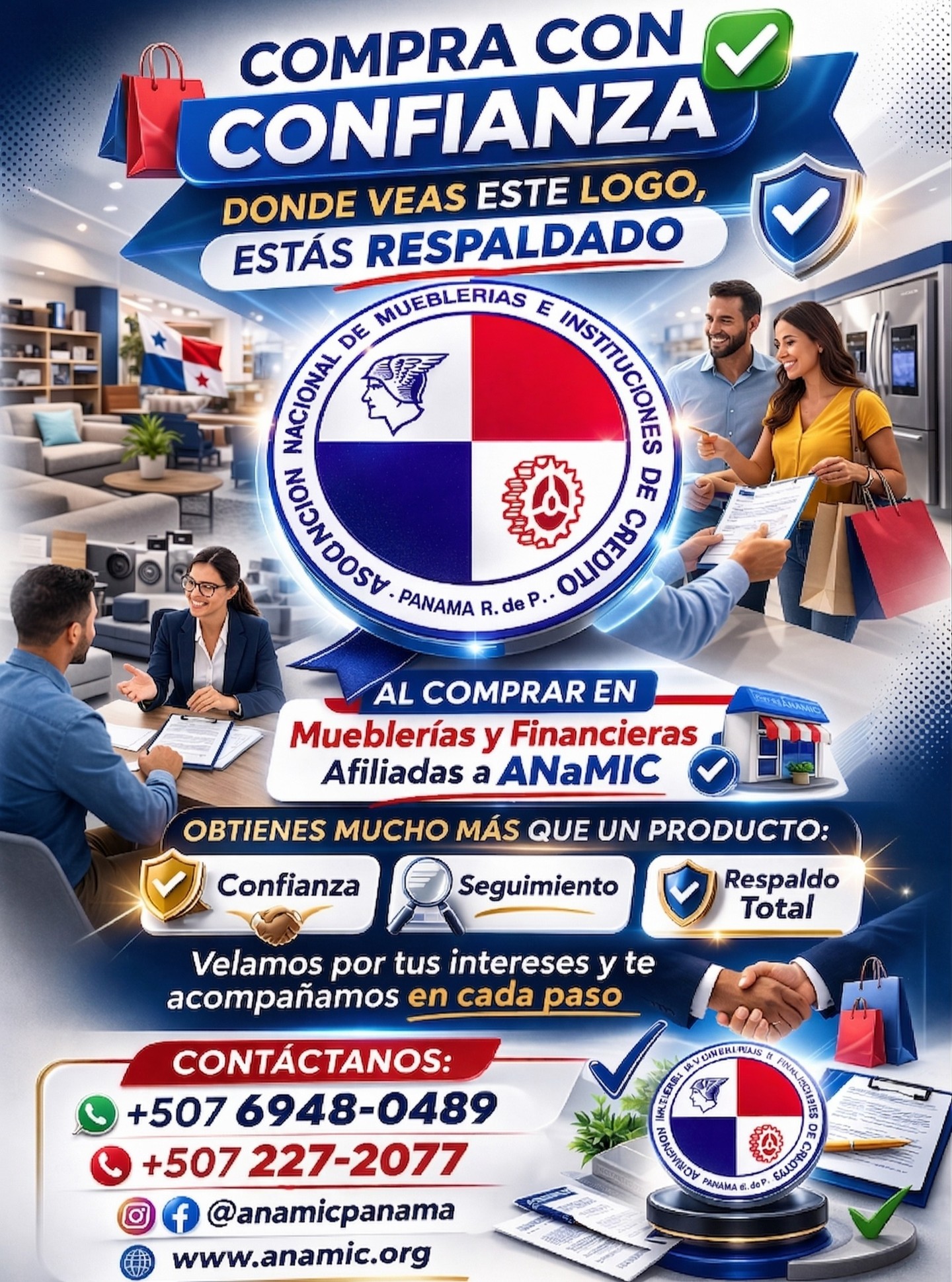 💙 Comprar bien no es suerte.
Es elegir con quién.
Cuando ves nuestro LOGO, sabes que hay alguien detrás:
✅ Acompañamiento real
✅ Seguimiento constante
✅ Compromiso que se siente
🔍 Búscalo. Confía. Compra tranquilo.
📲 +507 6948-0489
☎ +507 227-2077
🌐 www.anamic.org
AnAMIC — Respaldo que va contigo. 💙
#anamic #panama #asociados #respaldo