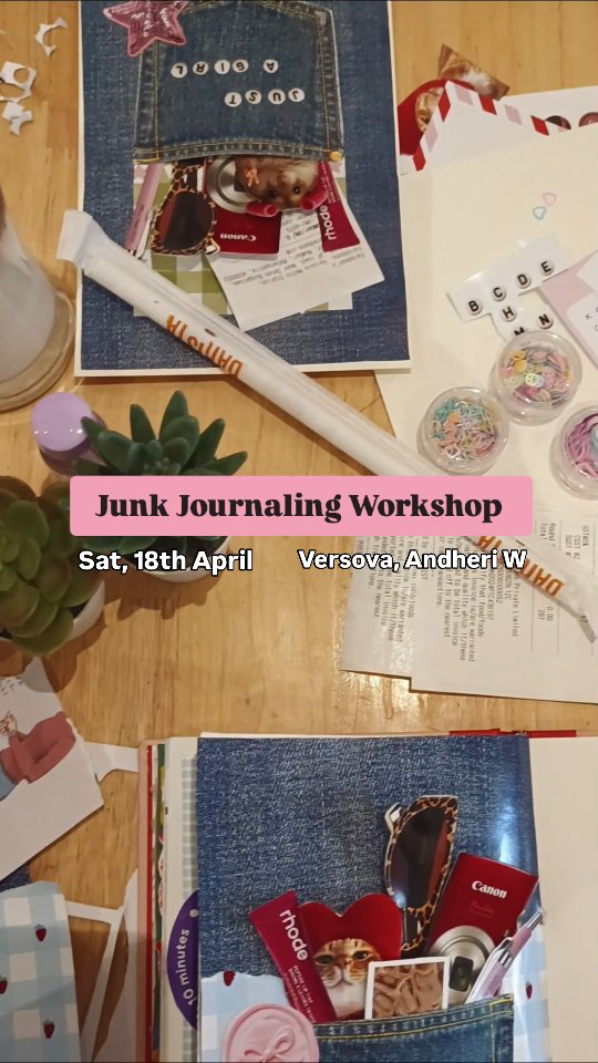 Comment or DM for more details! 🌸💌✨
.
.
.
.
.
#mumbai #versova #junkjournaling #workshopsmumbai #thingstodoinmumbai Mumbai, Junk Journaling, Workshop, Creative, Versova, Cafe, Weekend