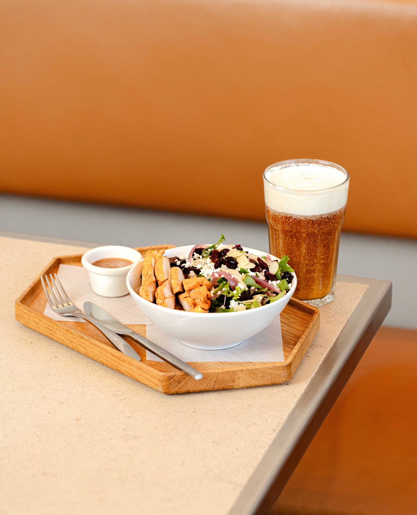Looking for something new to try?
Our Harissa Chicken & Barley Salad features spiced barley, harissa chicken, and fresh greens.
A delicious option for lunch!
#SVBakery #SmallVictoryBakery #Salad