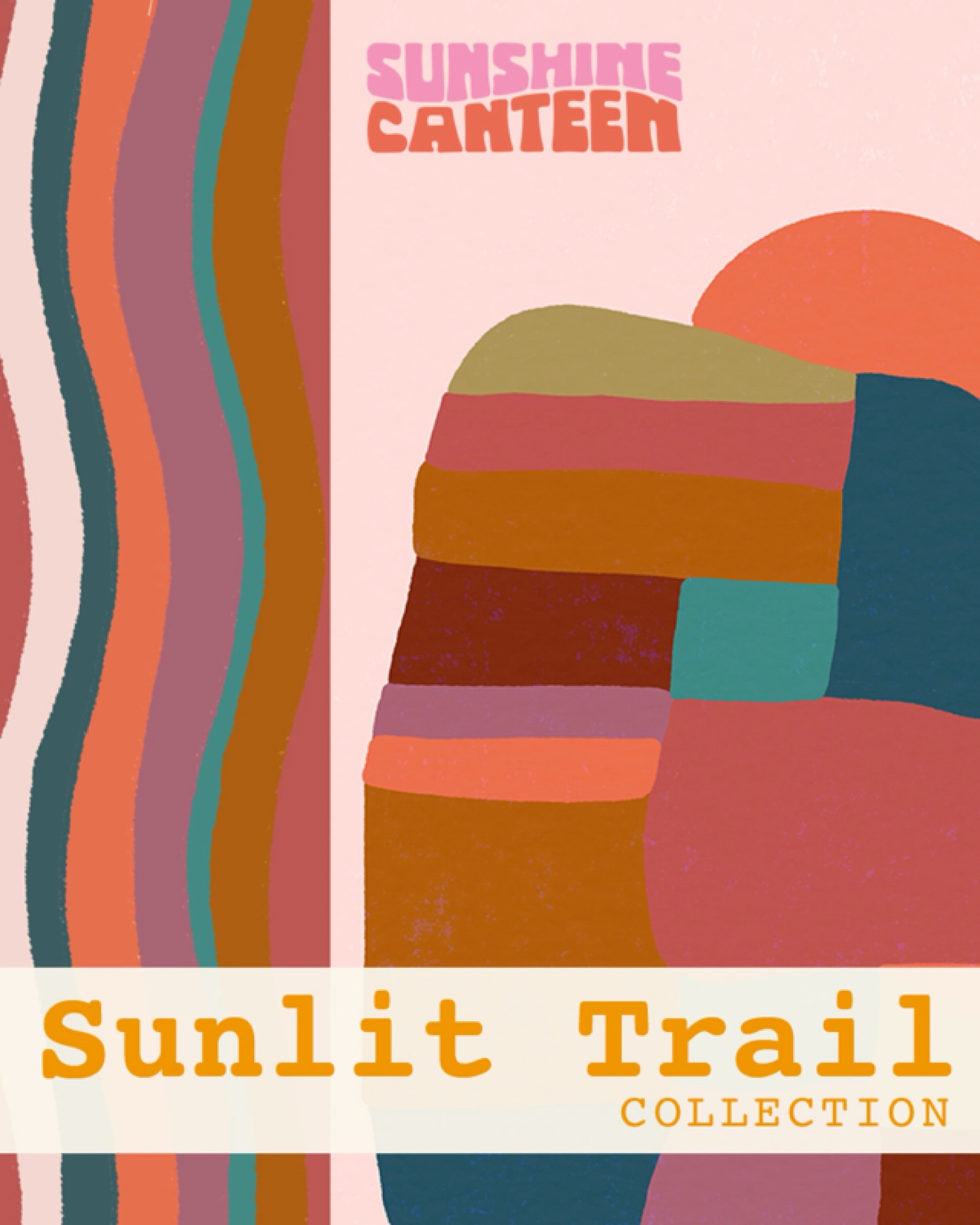 Introducing the Sunlit Trail Collection 🌞 retro nature inspired patterns celebrating long days on the trail, from hiking paths to mountain bike rides.
Available for art licensing and collaborations. Link in stories 🤞
#artlicensing #outdoorretailer #surfacedesigner