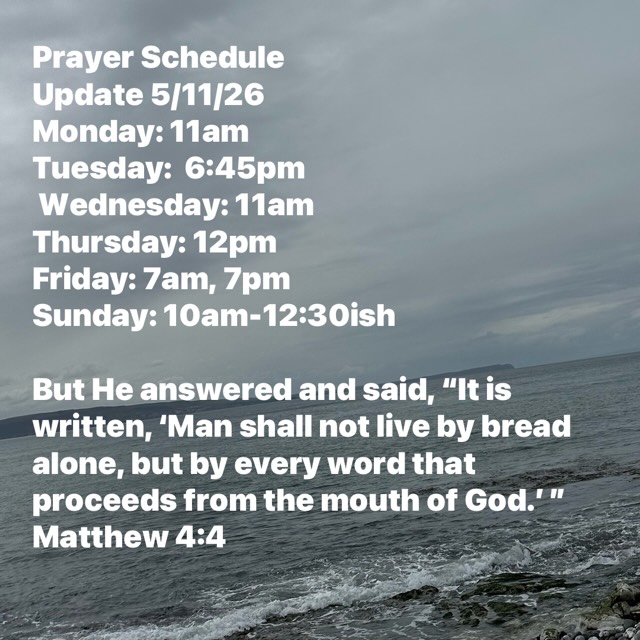 For updates and full schedule go to
www.lighthop.org
Lighthouse of Prayer
1011 N 26th St
Kalamazoo, MI 49048
Streaming link at www.lighthop.org
Not forsaking the assembling of ourselves together, as is the manner of some, but exhorting one another, and so much the more as you see the Day approaching. Hebrews 10:25
Brethren, pray for us.
1 Thessalonians 5:25