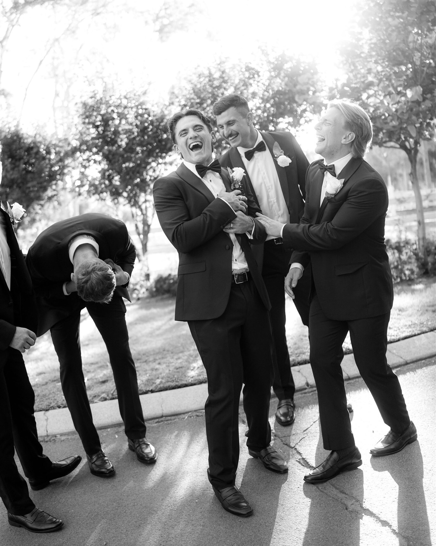 Choose a wedding party whose genuinely excited to be there by your side! Bouncing off their energy throughout the day helps calm the nerves big time 😊🕺🏼💃🏽