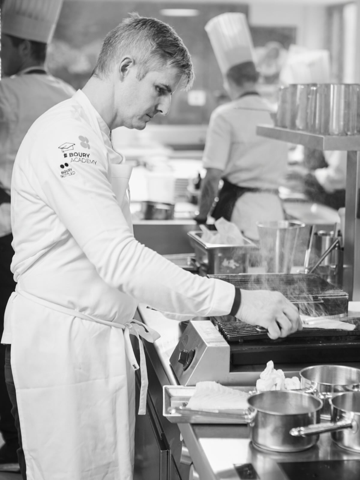 “I believe in a hands-on philosophy, being in the kitchen, working alongside my team every day. Excellence is never achieved alone, it is built together, service after service.”
Chef Tim Boury, chef of @__boury__ and co-founder of @__bouryacademy__