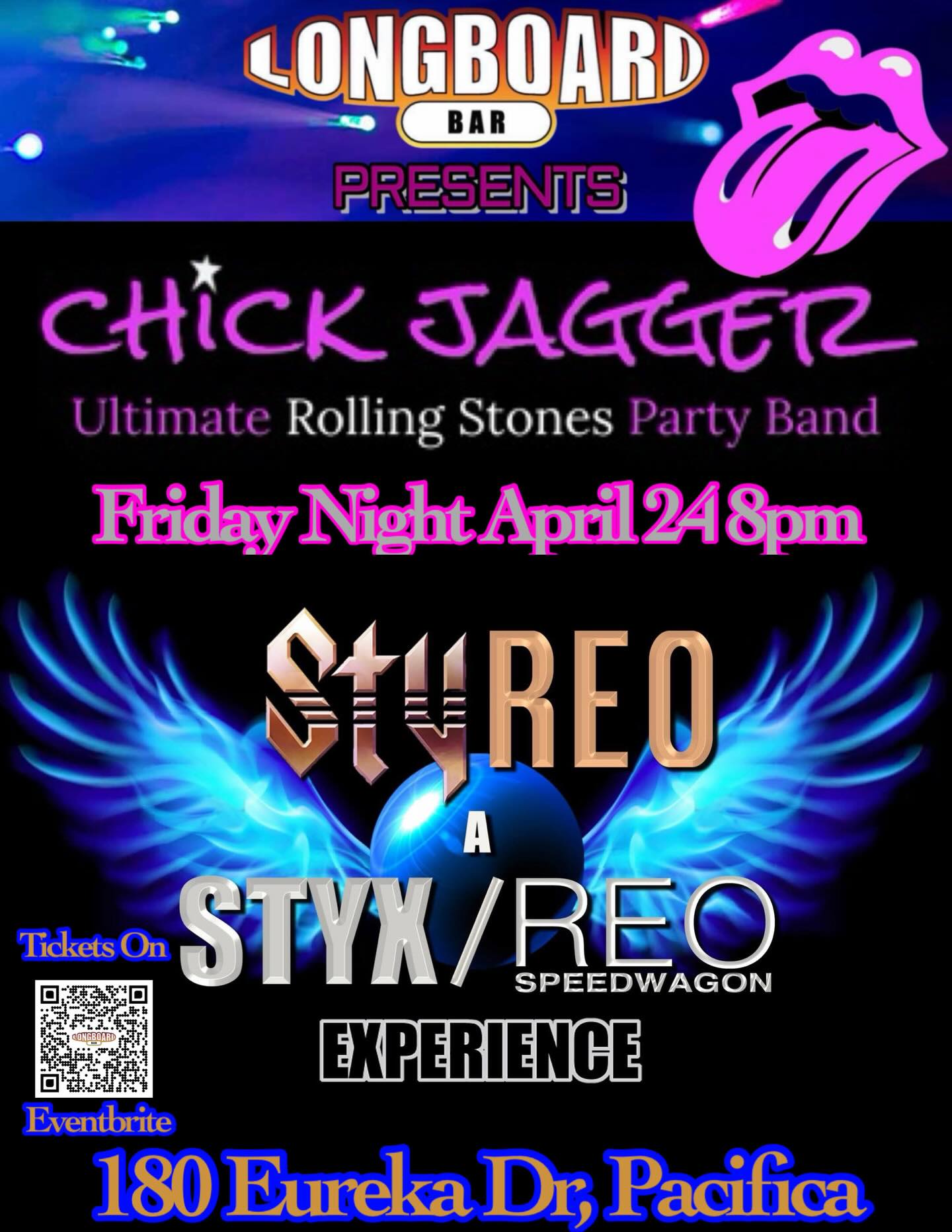 My ultimate #rollingstones #party band @chick_jagger has a couple of great shows comin’ up. Rock either us, won’t you?