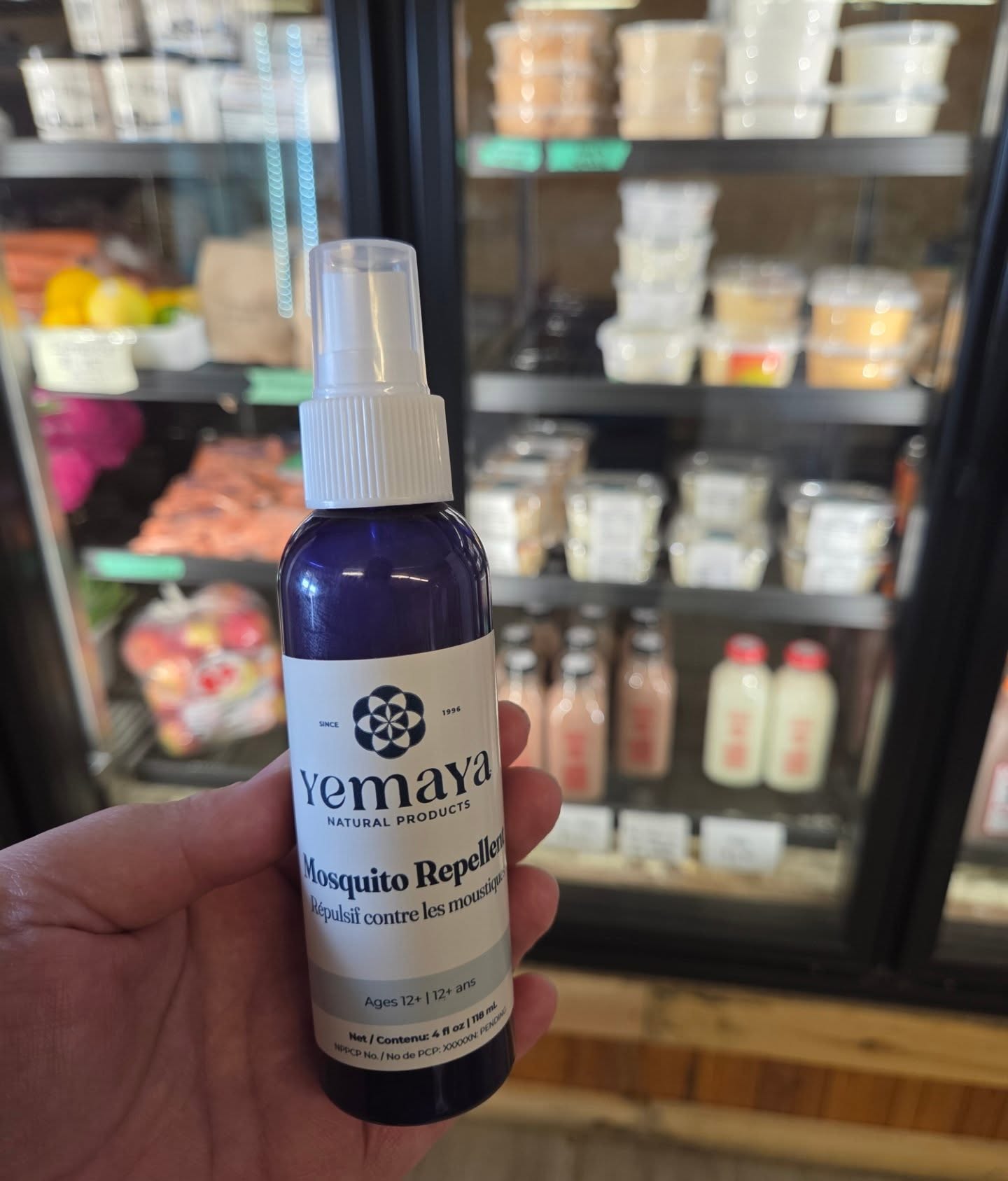 Stop in at @zekveldgardenmarket for your natural mosquito repellent needs and dont forget to grab your cute strawberry shirts! #market #strawberry #Wyoming #mosquito #repellent